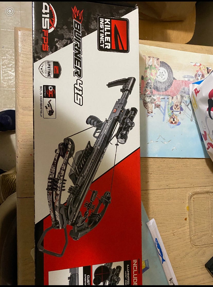 Killer Instinct Burner 415 FPS Crossbow Package (Gray Camo) customer photo 2