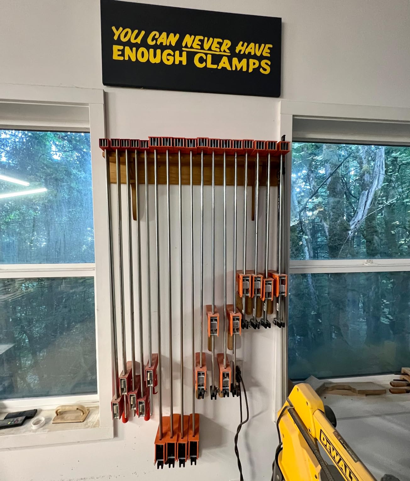 JORGENSEN 48-inch Bar Clamps, 90° Cabinet Master Parallel Jaw Bar Clamp Set, 2-pack customer photo 2