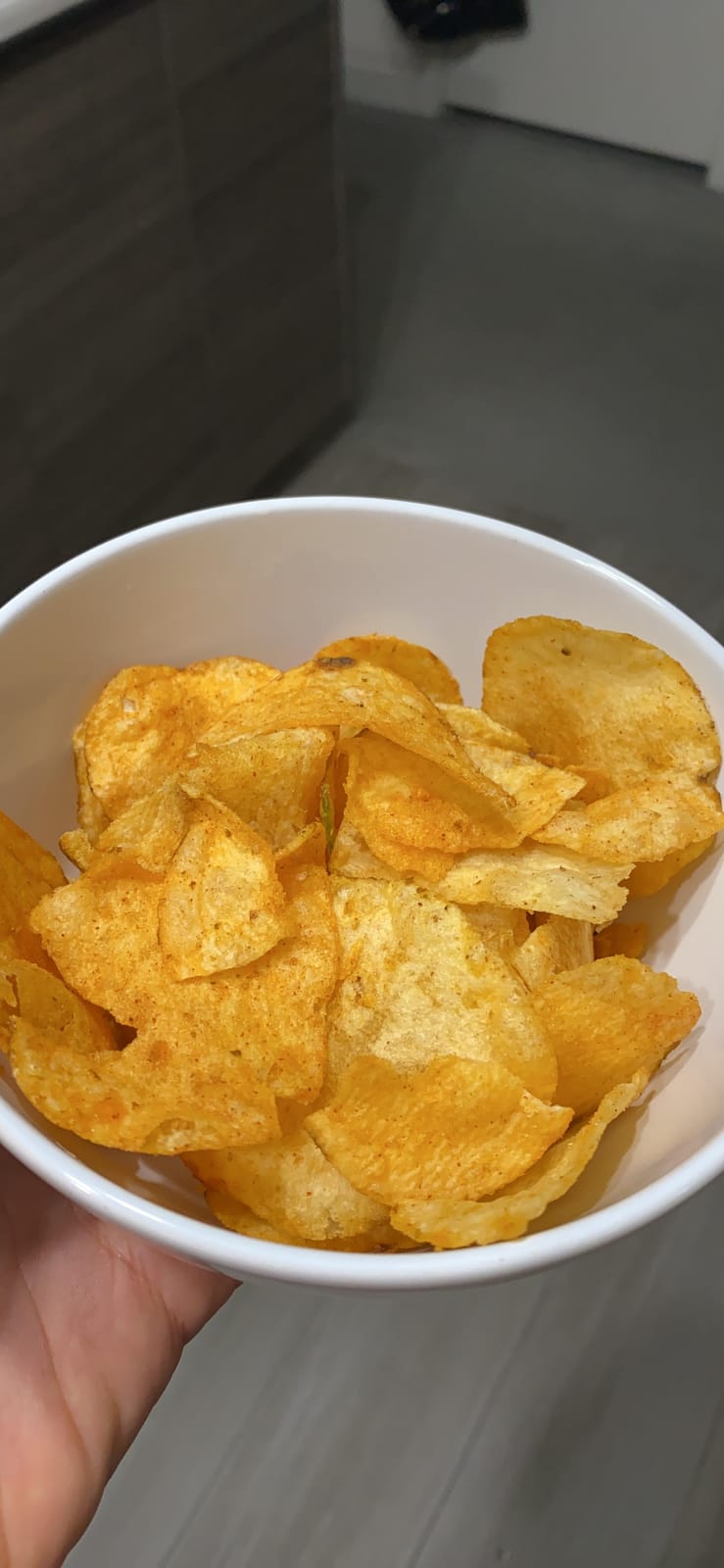 SaltMe! 4 flavor variety pack Potato Chips, 50% Low Salt, Low Sodium, Non-GMO, Better for You Chips, Original-BBQ-Sour Cream &Onion-Cheddar & Sour Cream 5 Ounces, Pack of 6 customer photo 1
