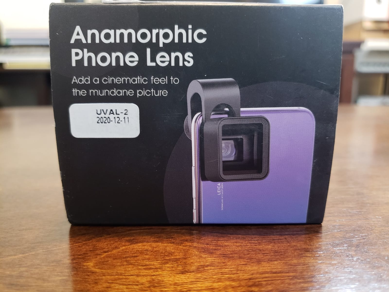 USKEYVISION 1.55X Anamorphic Lens Filmmaking 2.76:1 Ratio Lens for iPhone 15/14/13 Mini/Pro/Max Android Smartphone Lens Compatible w/FilmicPro FotorGear Promovie App(UVAL-1.55XS) Black customer photo 1