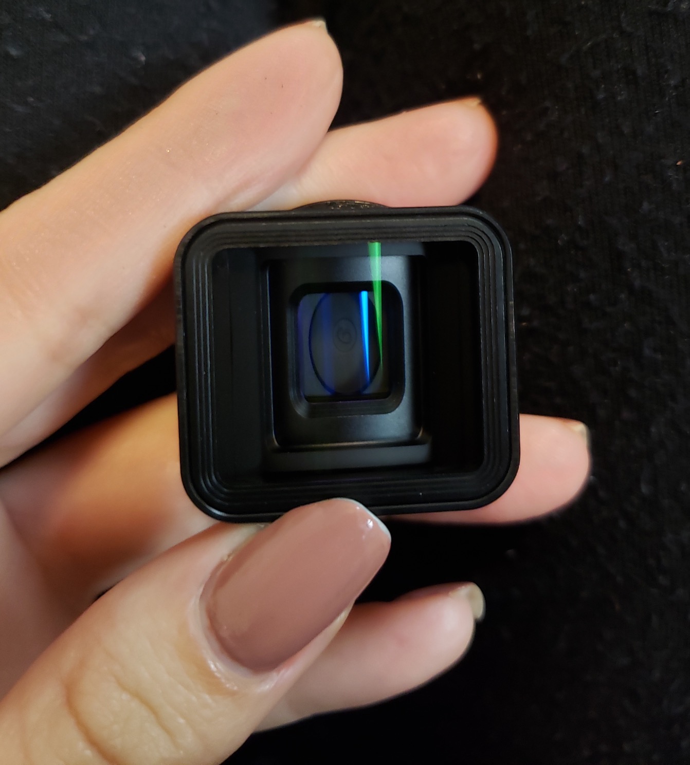 USKEYVISION 1.55X Anamorphic Lens Filmmaking 2.76:1 Ratio Lens for iPhone 15/14/13 Mini/Pro/Max Android Smartphone Lens Compatible w/FilmicPro FotorGear Promovie App(UVAL-1.55XS) Black customer photo 2