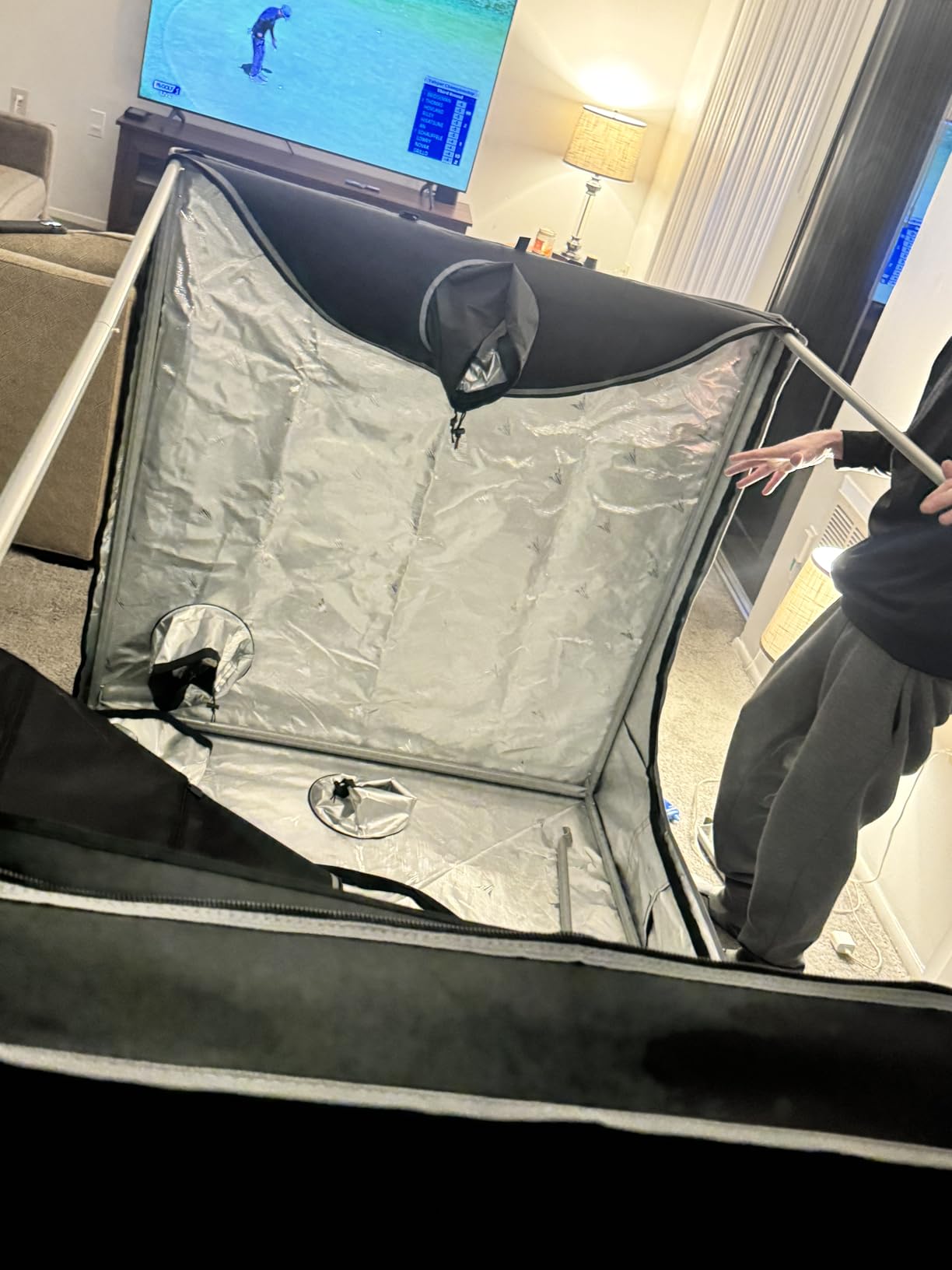 AC Infinity CLOUDLAB 642, Advance Grow Tent 4x2, Thickest Poles & Mylar customer photo 1