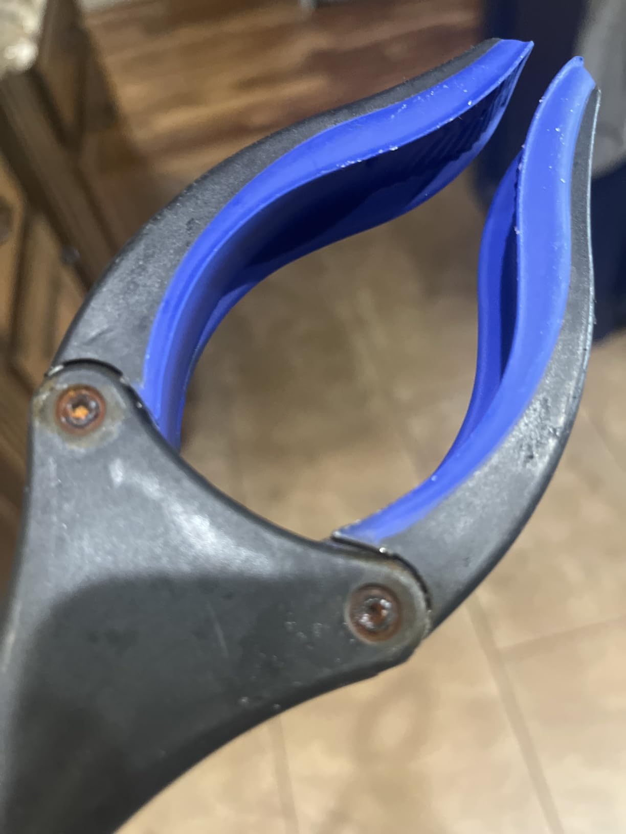 RMS 34 Inch Extra Long Reacher Grabber - Foldable with Rotating Jaw (Blue) | Mobility Aid Reaching Tool customer photo 1