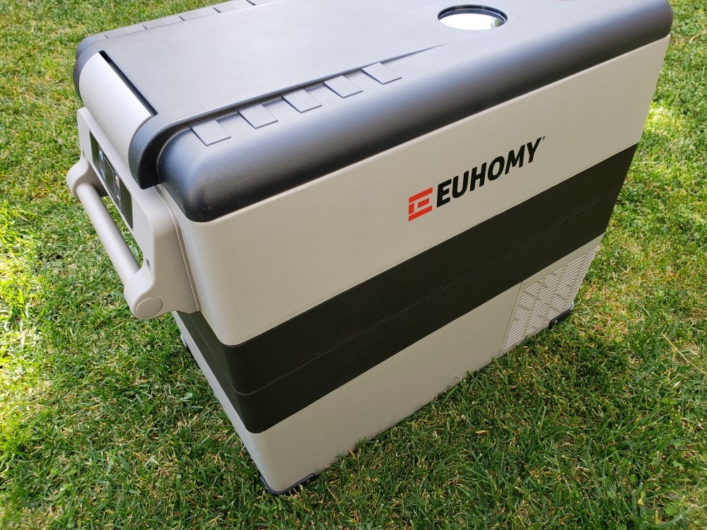 EUHOMY 59QT 12 Volt Refrigerator, -4℉~68℉ Portable Fridge for Car, 12V&100-240V Compressor Cooler for Truck/Travel/Home Use customer photo 2