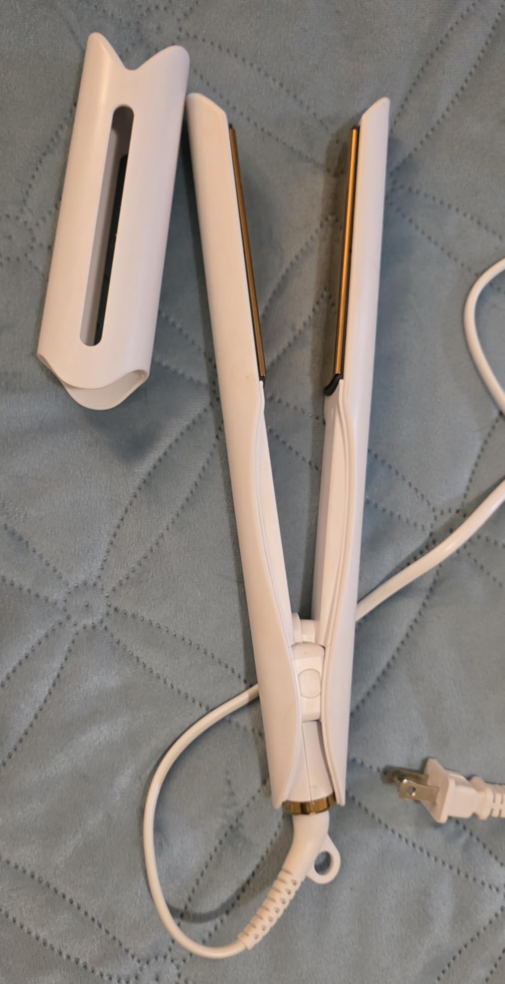 Kristin Ess 3-in-One Professional Titanium Hair Straightener, Curler & Waver for Women - Dual Voltage - 440 Degrees - 1 1/4
