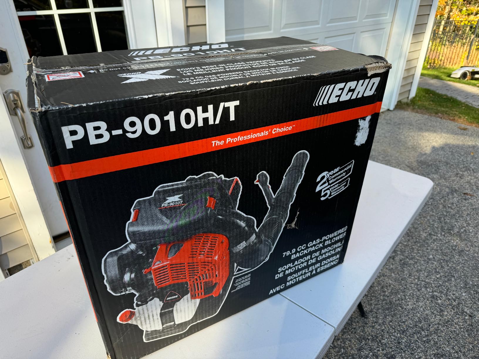 Echo 220 MPH 1110 CFM 79.9 cc Gas 2-Stroke X Series Backpack Blower with Tube-Mounted Throttle PB-9010T customer photo 2