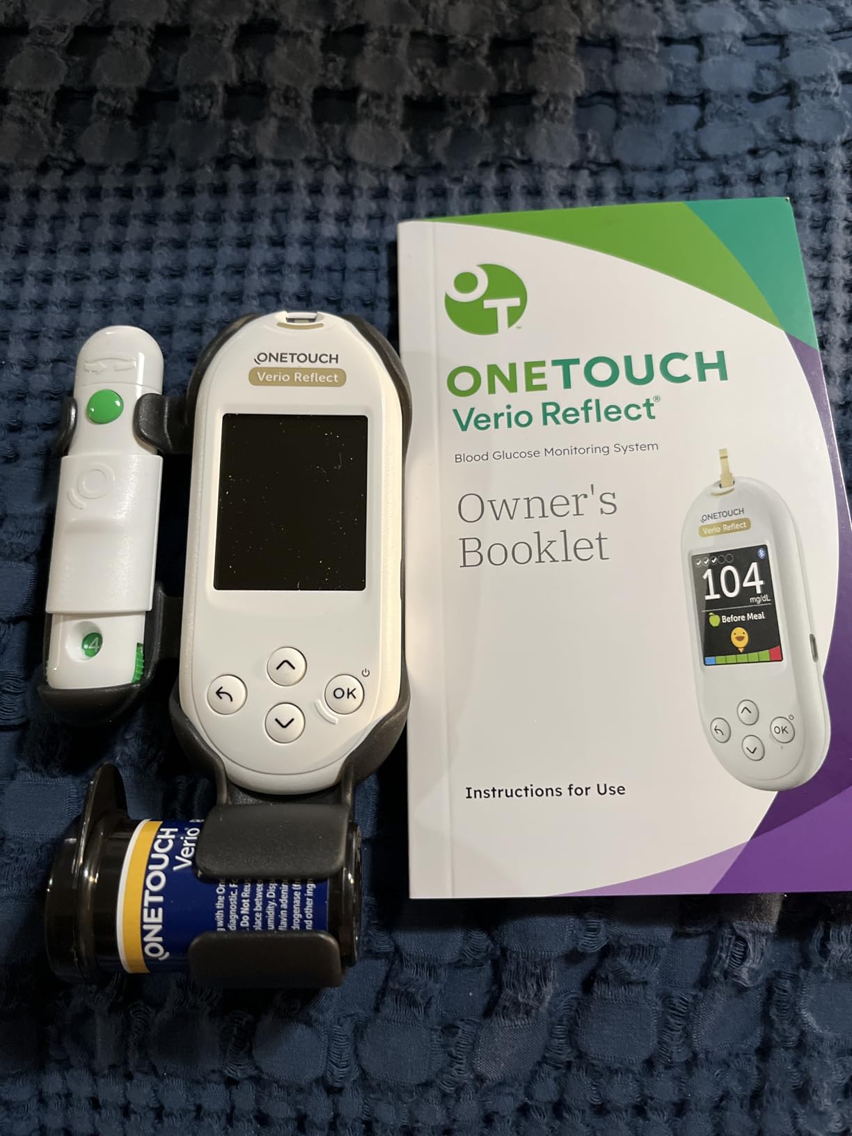 OneTouch Verio Test Kit - Includes Verio Reflect Blood Glucose Meter, 30 Lancets, Lancing Device, & 30 Test Strips - Diabetes Care Supplies customer photo 2