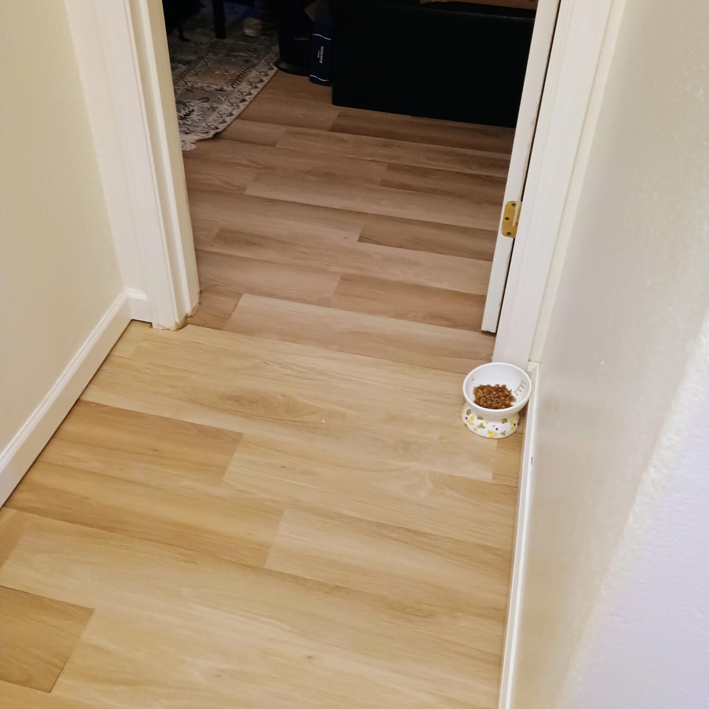 LUCiDA SURFACES Luxury Vinyl Flooring Tiles-Peel and Stick Floor Tile for DIY Installation-36 Wood-Look Planks-Blanc-BaseCore-54 Sq. Feet customer photo 2