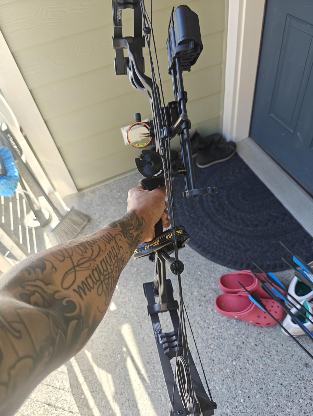 Sanlida Archery Dragon X8 RTH Compound Bow Package for Adults and Teens, 18-31