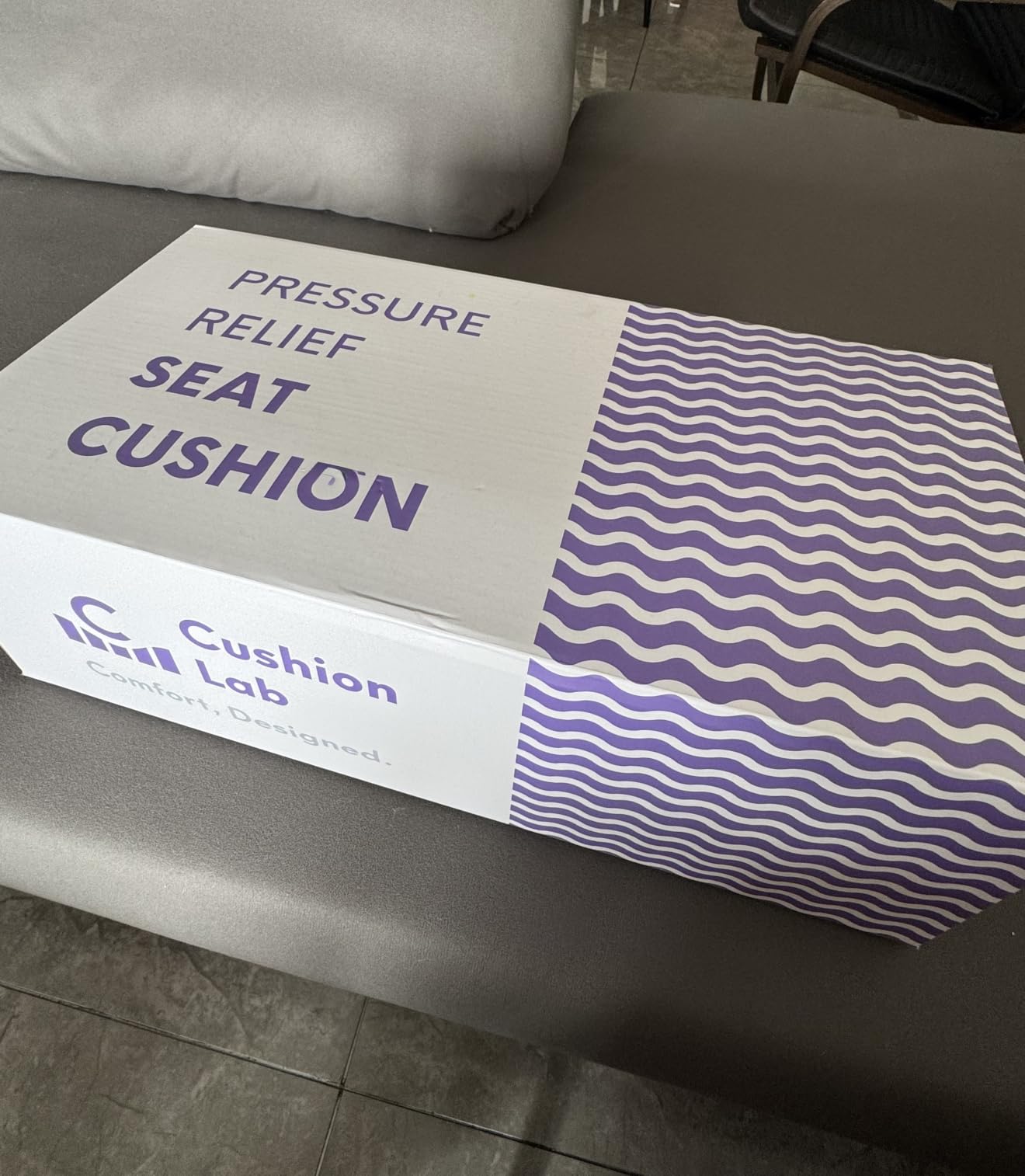 C CUSHION LAB Patented Pressure Relief Seat Cushion for Long Sitting Hours on Office/Home Chair, Car, Wheelchair - Extra-Dense Memory Foam for Hip, Tailbone, Coccyx, Sciatica - Wellness Green customer photo 1