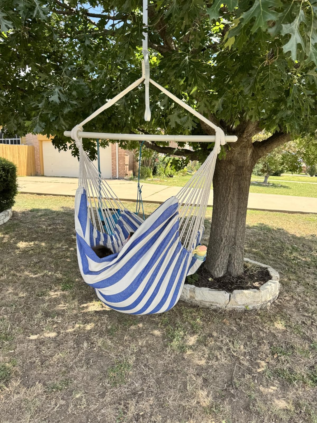 ADVOKAIR Hammock Chair Swing 500lbs Steel Bar Multi-Size Bedroom&Porch | Anti-slip Rings, Adjustable Strap and S-hook, Easy Assembly, Indoor&Outdoor customer photo 1