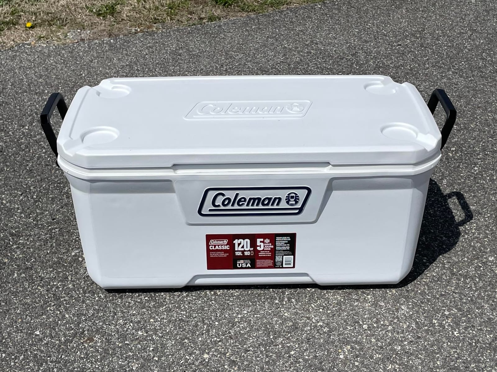 Coleman Marine Cooler with Fully Insulated UV Guard Lid & Body, Keeps Ice for 3+ Days, Great for Boating & Fishing, 52qt/100qt Wheeled/120qt Options customer photo 2