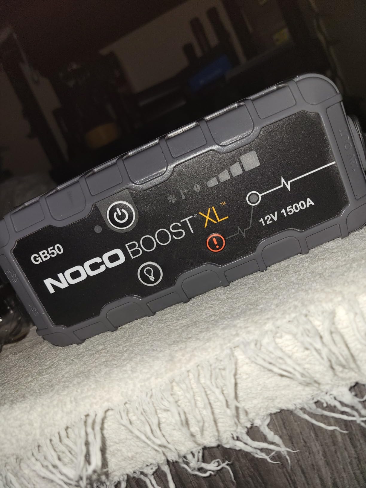 NOCO Boost Max GB250: 5250A UltraSafe Jump Starter - 12V Lithium Battery Booster Pack, Portable Jump Box, Power Bank & Jumper Cables - for 16L Gas and Diesel Engines customer photo 1