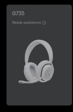 G735 Wireless Gaming Headset Customizable LIGHTSYNC - White Mist | Customizable LIGHTSYNC RGB Lighting, 3.5 MM Aux compatible, For PC and mobile devices, Detachable Mic customer photo 2