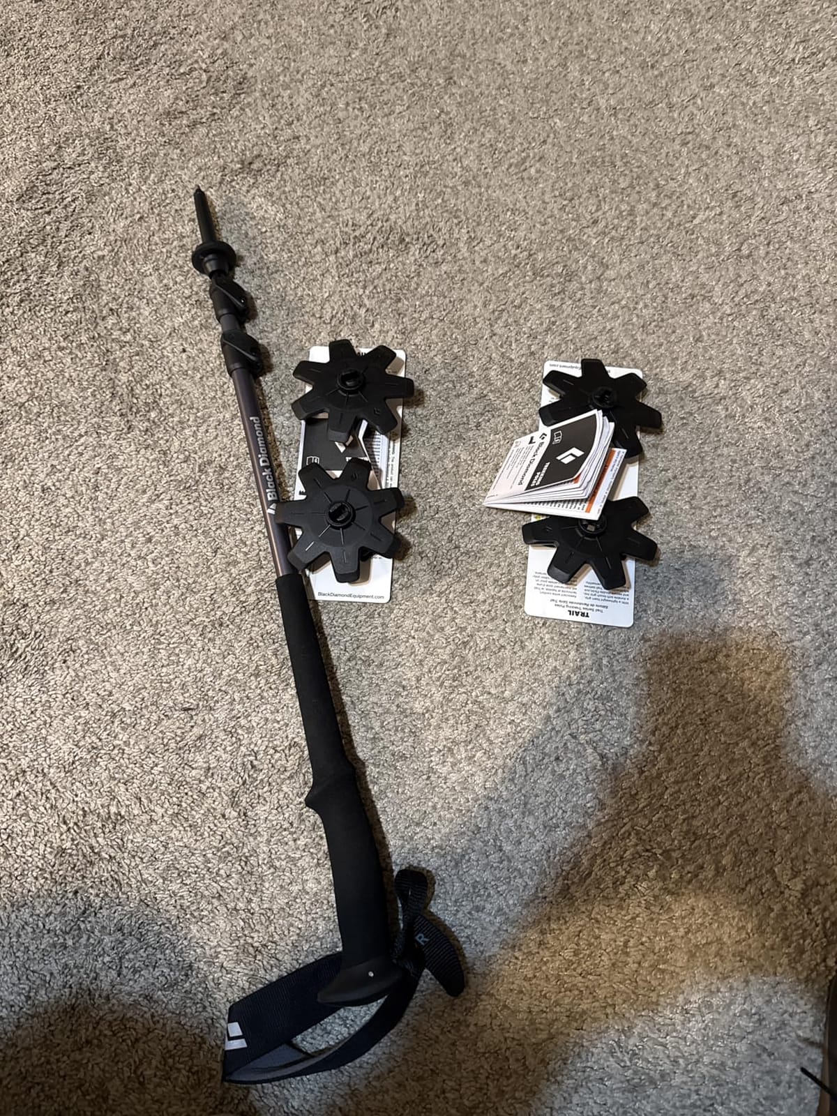 BLACK DIAMOND Trail Trekking Poles (Pair), Lightweight, Aluminum, Hiking customer photo 1