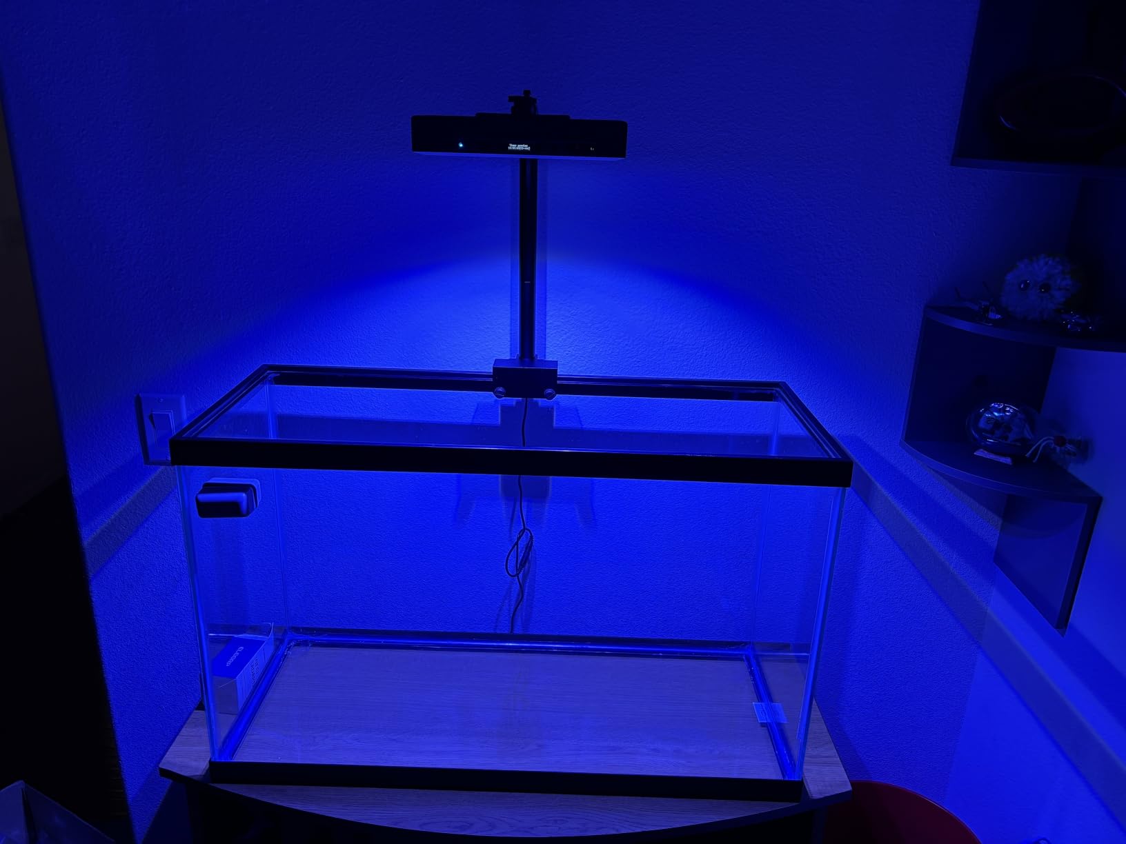 Aquarium Light - 95 Watt Sunrise Sunset Moonlight, Group Control Program Coral Reef Light Dimmable Full Spectrum for Marine Tanks, Saltwater Tank Light with Timer (Brackets) customer photo 1