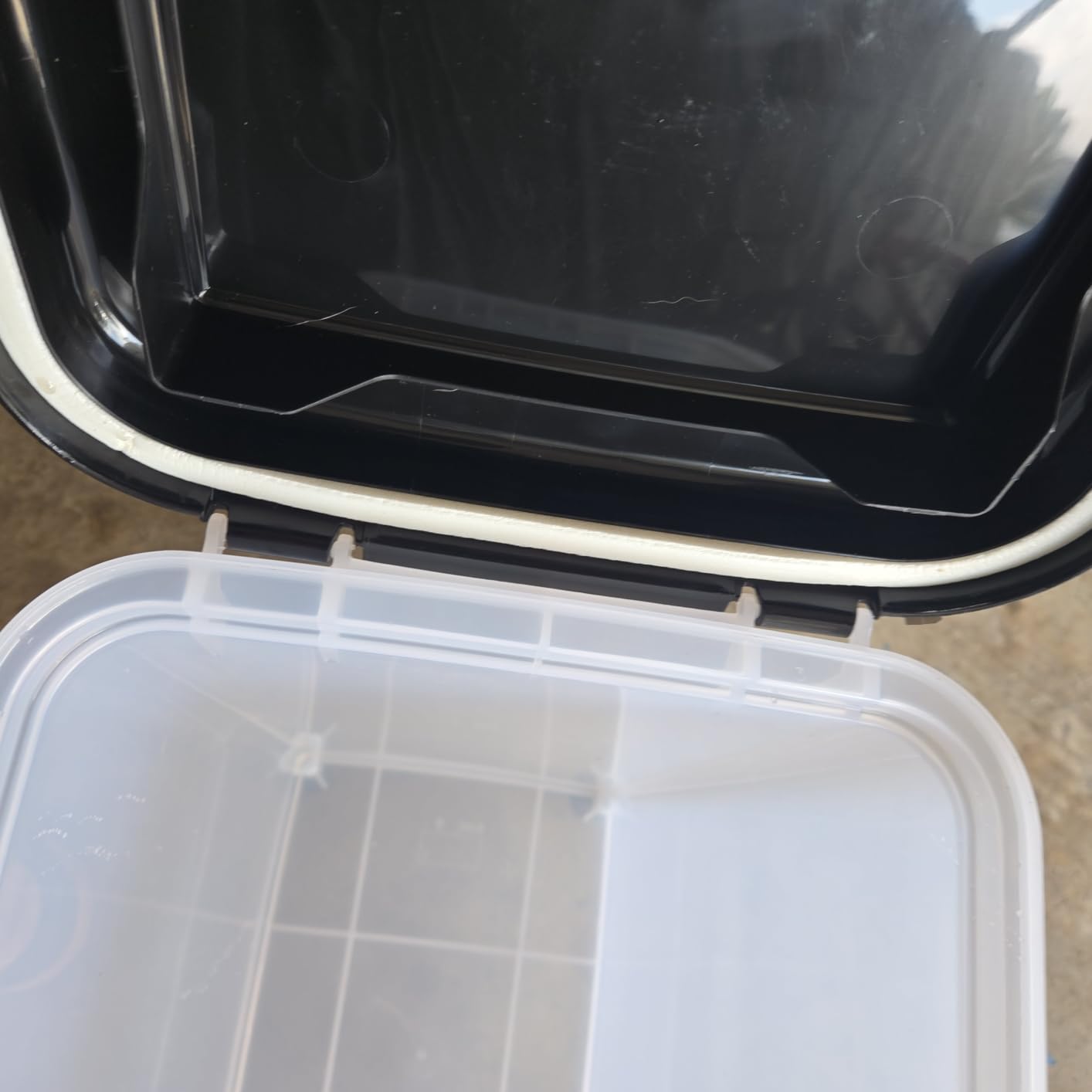 IRIS USA Dog Food Storage Container, Up to 54 lbs, Black, Made in USA | Wheels for Mobility, Airtight Seal, BPA-Free, Best for Bird Seed, Cat food, Cat Litter, Chicken Feed, Pellets, Flour, Rice customer photo 1