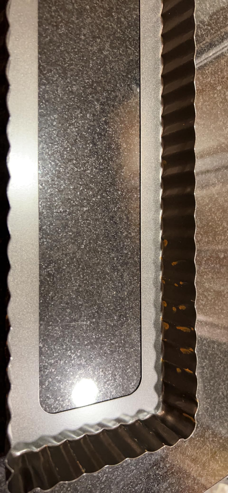Rectangular Tart Pan 14 Inch Nonstick Quiche Pie Pan with Removable Bottom Tart Pan for Pies, Quiche Bakeware, Cheese Cakes, Desserts customer photo 1