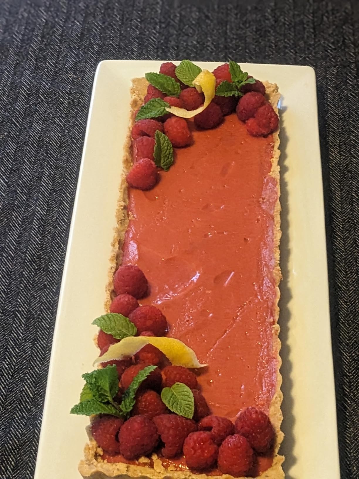 Rectangular Tart Pan 14 Inch Nonstick Quiche Pie Pan with Removable Bottom Tart Pan for Pies, Quiche Bakeware, Cheese Cakes, Desserts customer photo 2