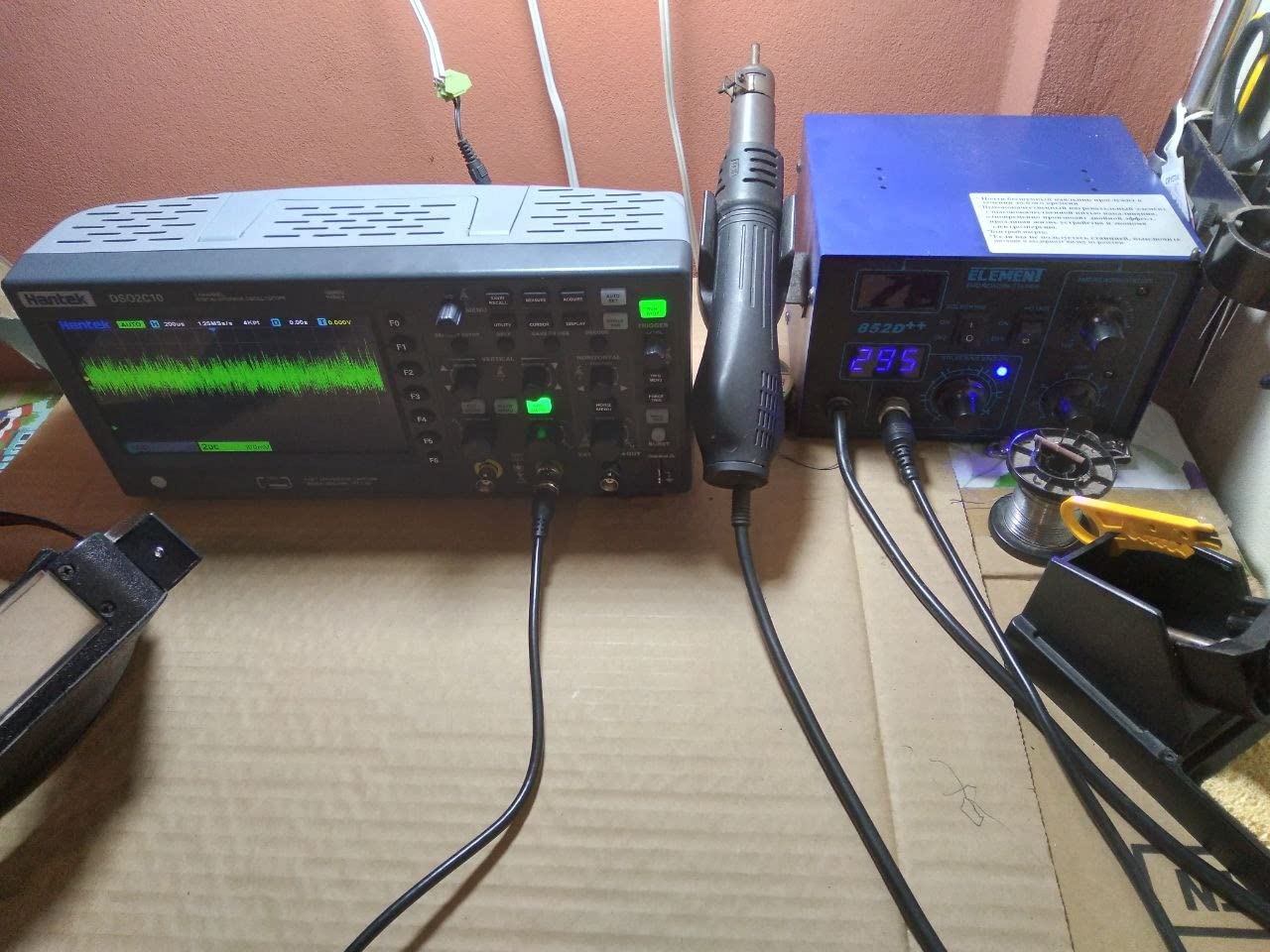 Hantek DSO2C10 Digital Storage Oscilloscope 100MHz Bandwidth 2CH customer photo 2