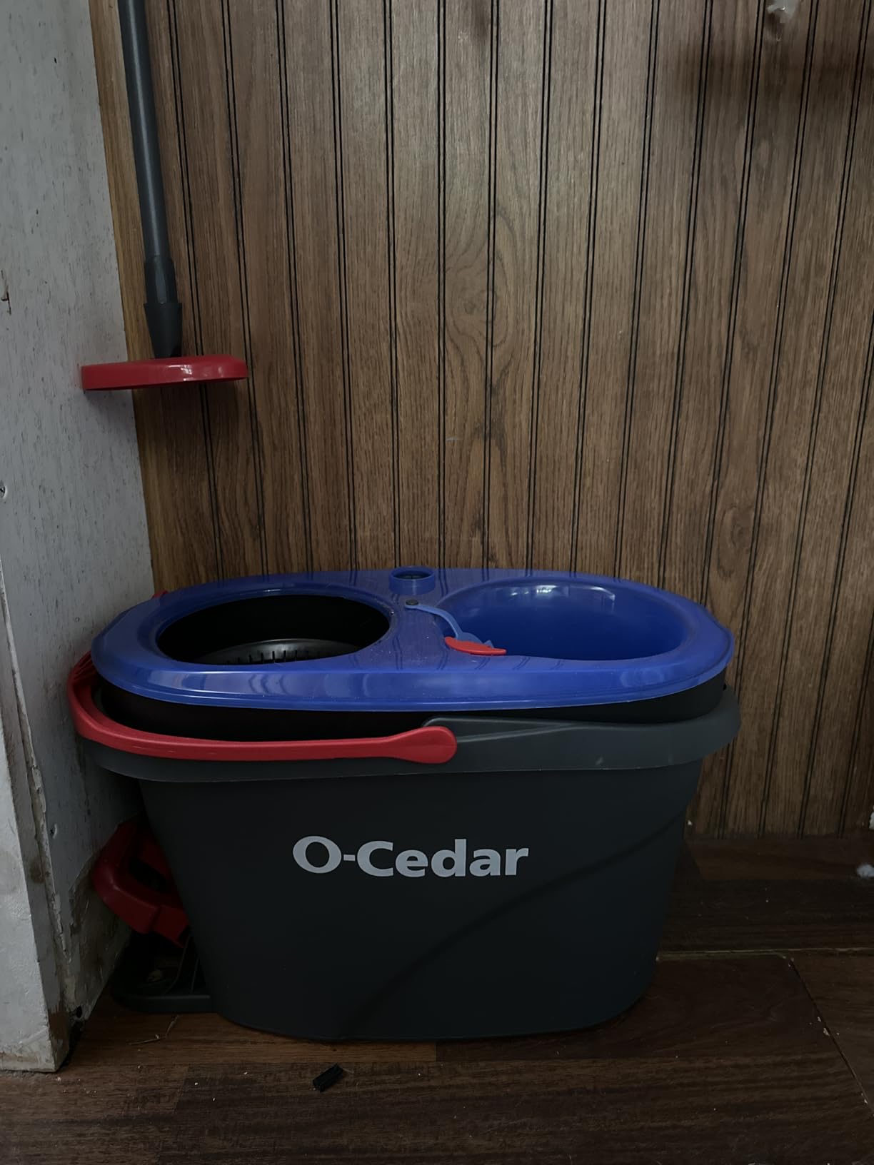 O-Cedar RinseClean Spin Mop & Bucket System + 2 Extra Mop Heads | Clean with Clean Water | Removes 99% of Bacteria customer photo 2