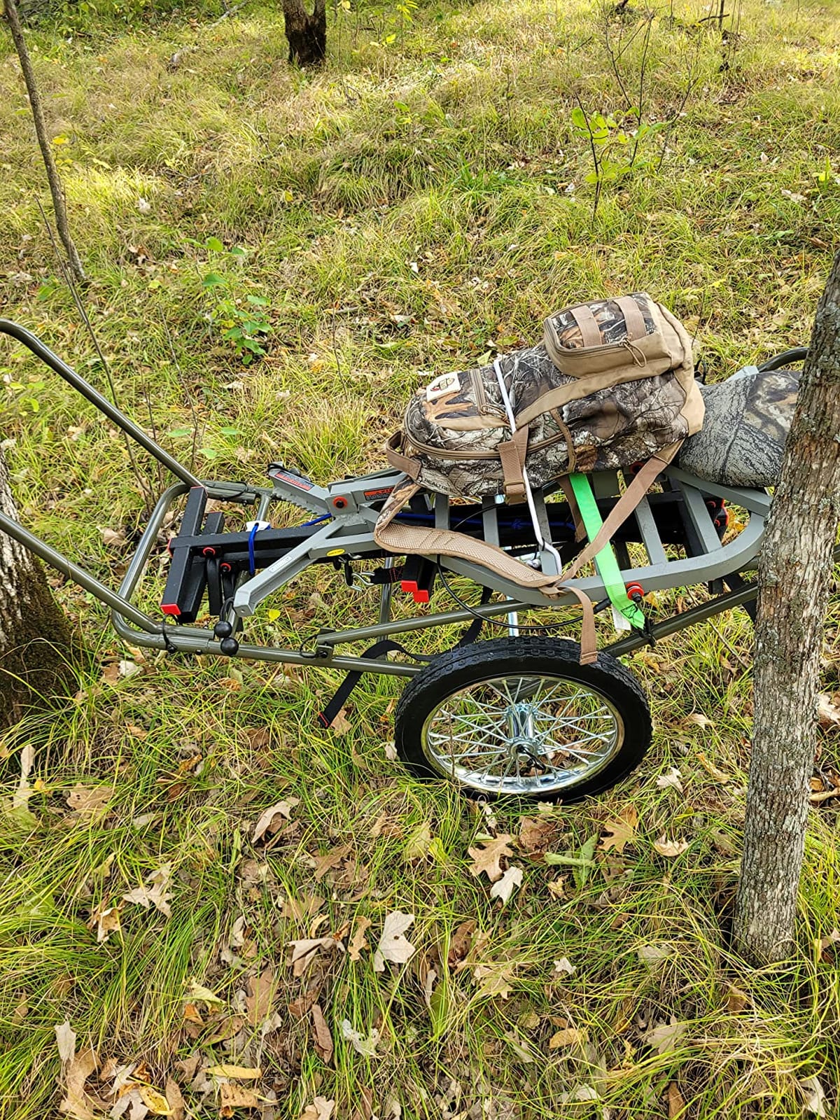 Kill Shot Deer Hunting Folding Game Cart 500 lb Capacity, 16