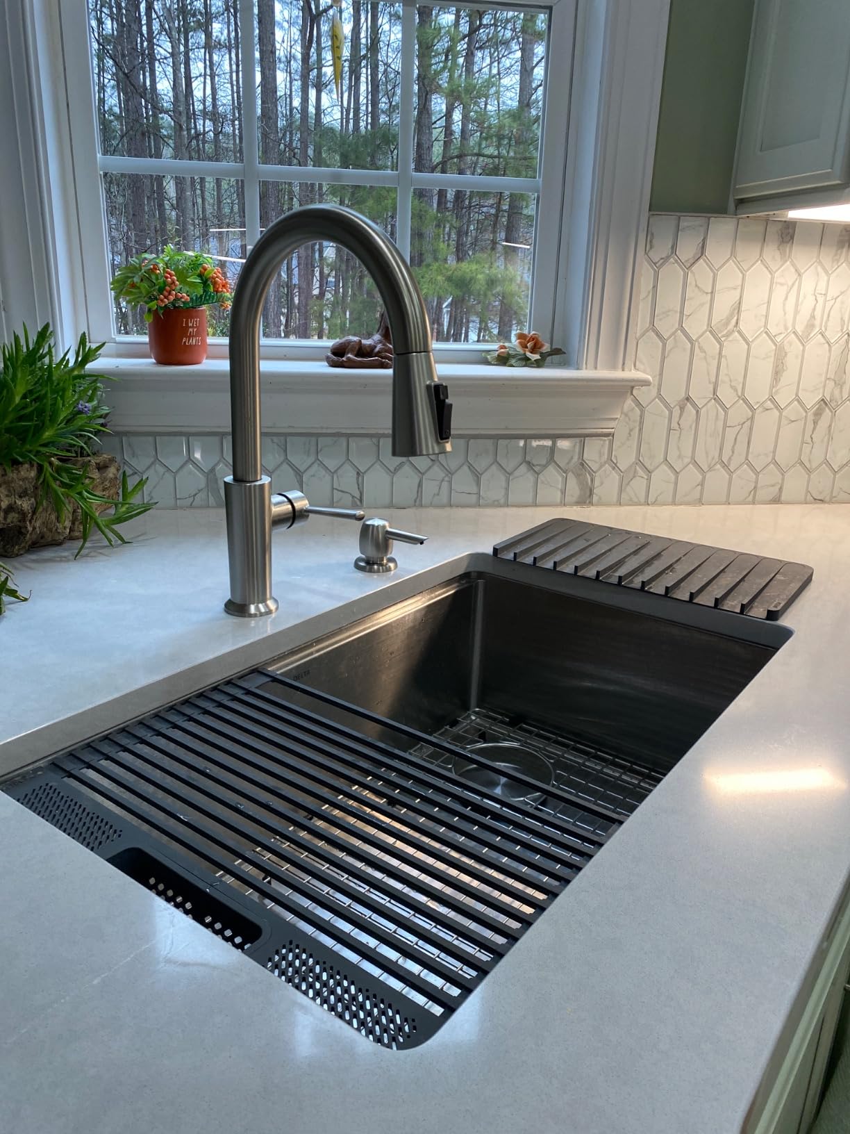 DELTA FAUCET 95B932-32S-SS Lorelai Workstation Kitchen Sink Undermount Stainless Steel Single Bowl with WorkFlow Ledge and Chef's Kit of 6 Accessories customer photo 1