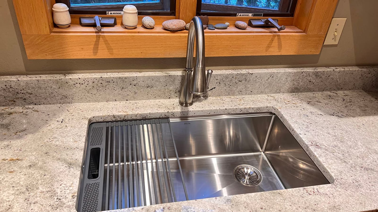 DELTA FAUCET 95B932-32S-SS Lorelai Workstation Kitchen Sink Undermount Stainless Steel Single Bowl with WorkFlow Ledge and Chef's Kit of 6 Accessories customer photo 2