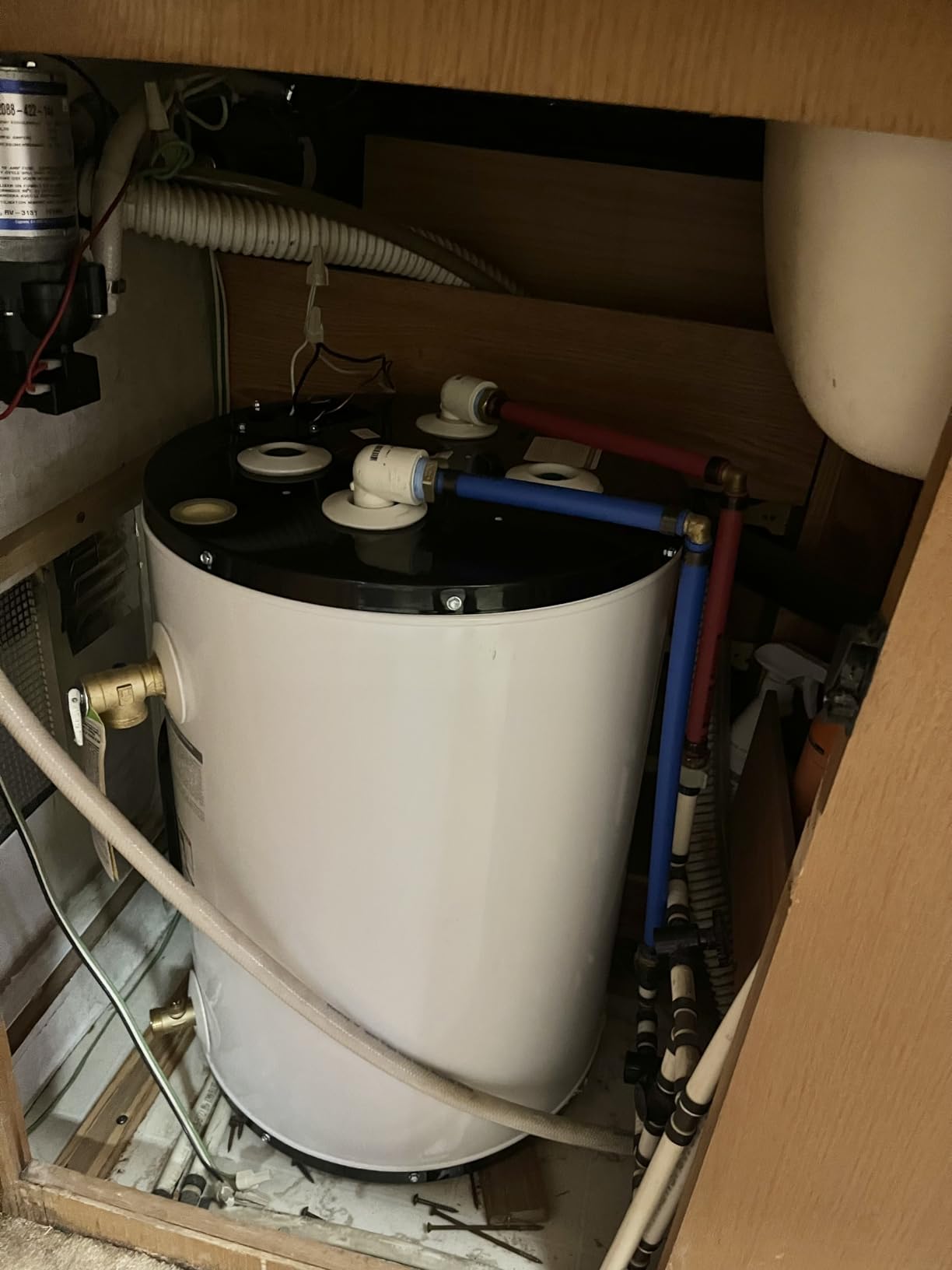 12 Gallon, 120V - Ariston Electric Water Heater - Compact Point of Use Tank for RV, Camper, Small Spaces, Heating Solution for Under Sink, Versatile Electric Tank for Bathroom, Shower customer photo 2