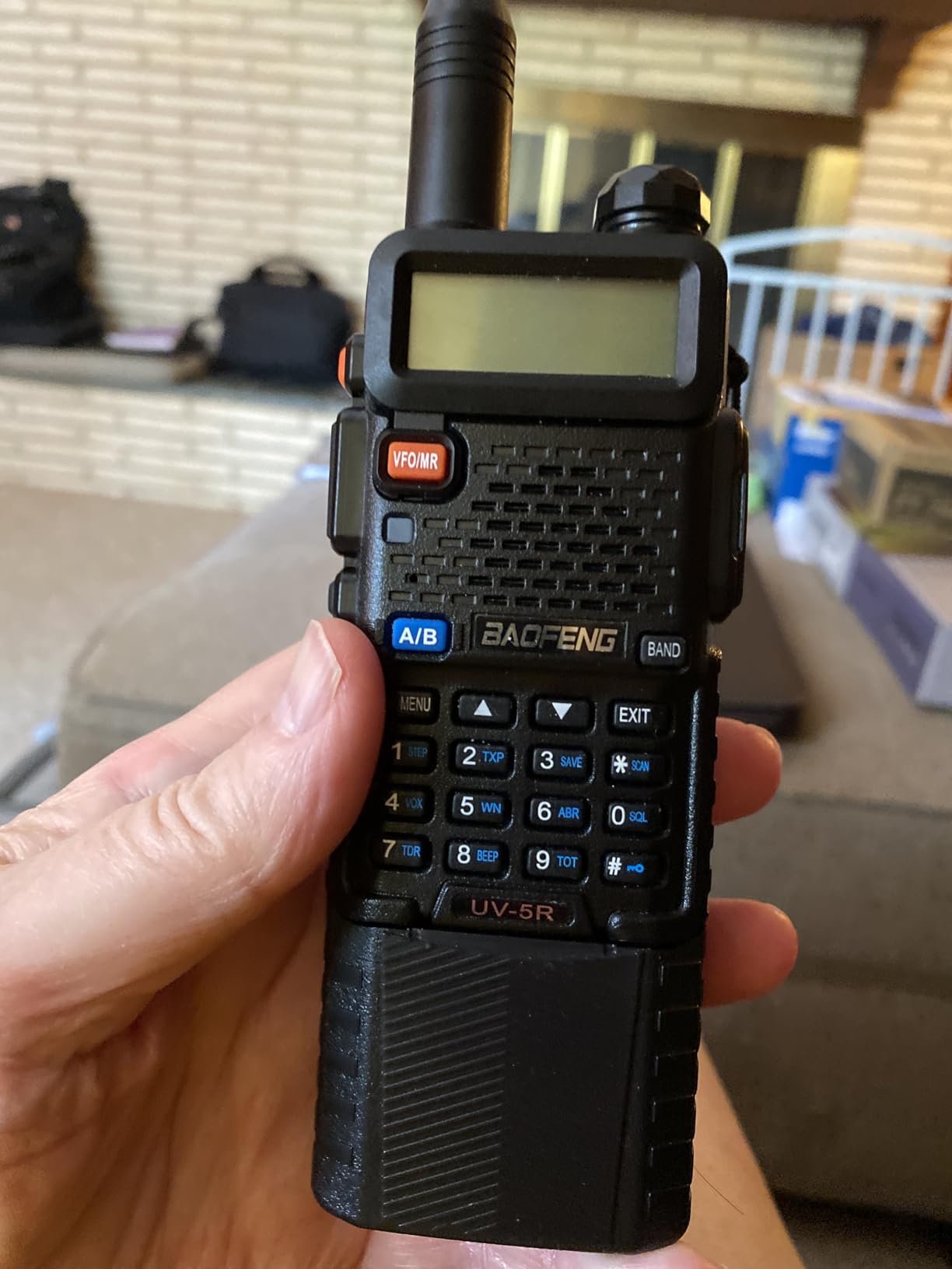 Baofeng UV-5R 8 Watt Ham Radio with Extra 1800mAh Battery and 771 Antenna Dual Band Ham Radio Handheld Includes Full Kit Walkie Talkie customer photo 1