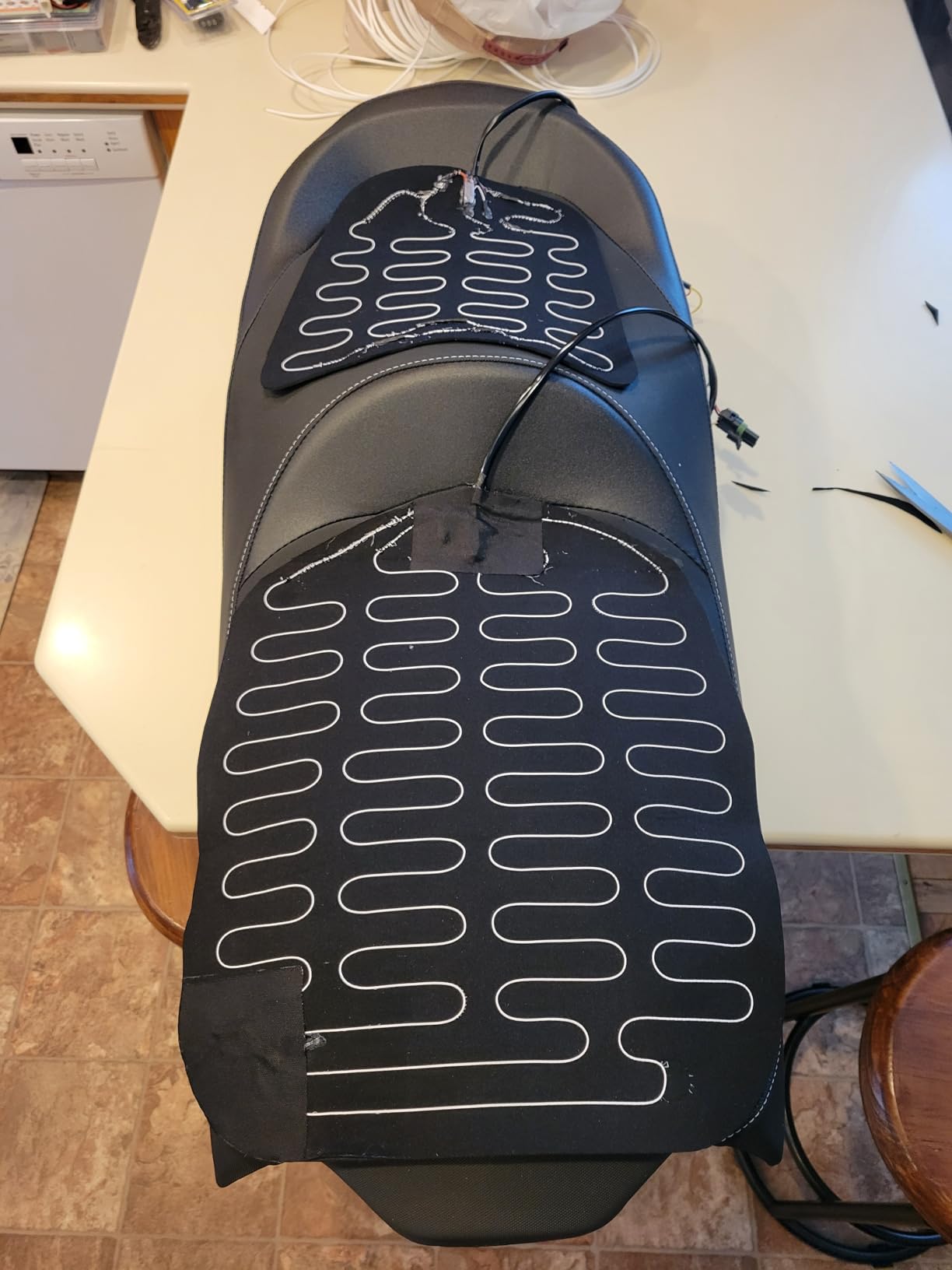 Quad Logic Universal 12V ATV Heated Seat Pad Kit | Dual Temperature Control Seat Heater fits Polaris, Can-Am, Yamaha, Honda, Kawasaki, Arctic Cat customer photo 1