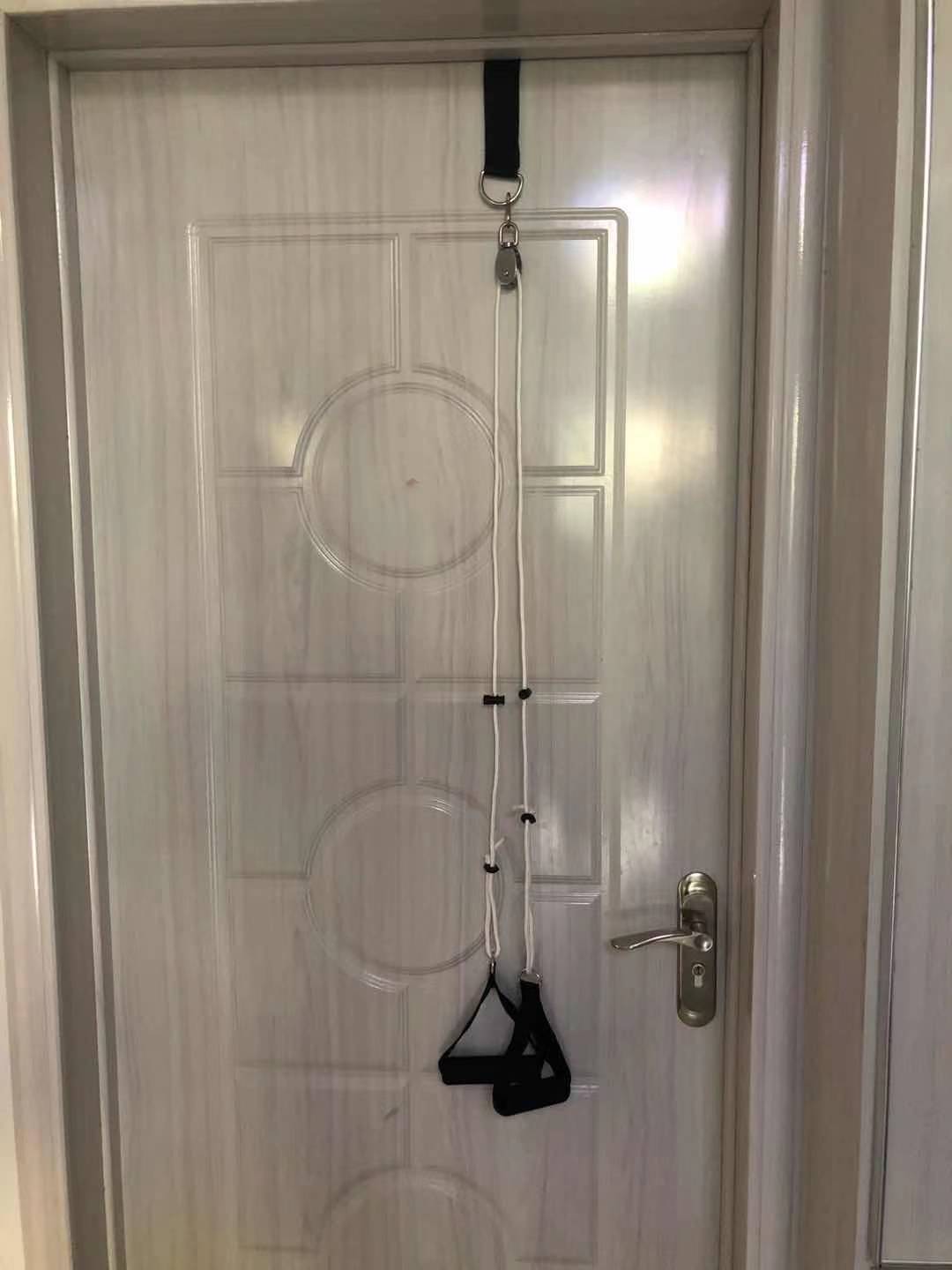 Shoulder Pulley for Physical Therapy, Over The Door Pulley System | Shoulder Exercise Pulley, Assisting Rotator Cuff Recovery, Increase Flexibility Stretching, Range of Motion customer photo 2