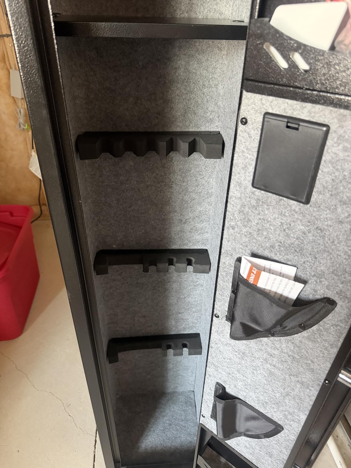 KAER Assembled Gun Safe for Rifles and Pistols with Electronic Lock - Gun Cabinet for 3-5 Shotguns 5 Handguns, Removable Shelf, Gun Rack, LED Light customer photo 2