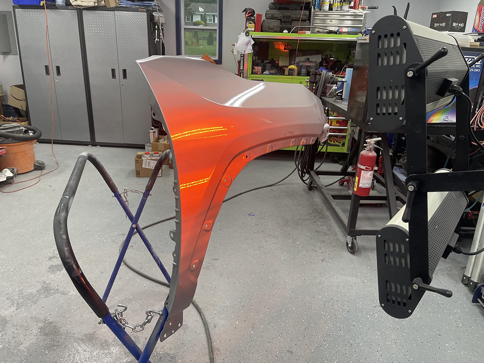 Solary Infrared Paint Curing Lamp - 20-Min Setup Movable Height Adjustable | 2100W Short Wave Infrared Paint Drying Lamp for Auto Repair Technicians in Auto Repair Shops customer photo 2