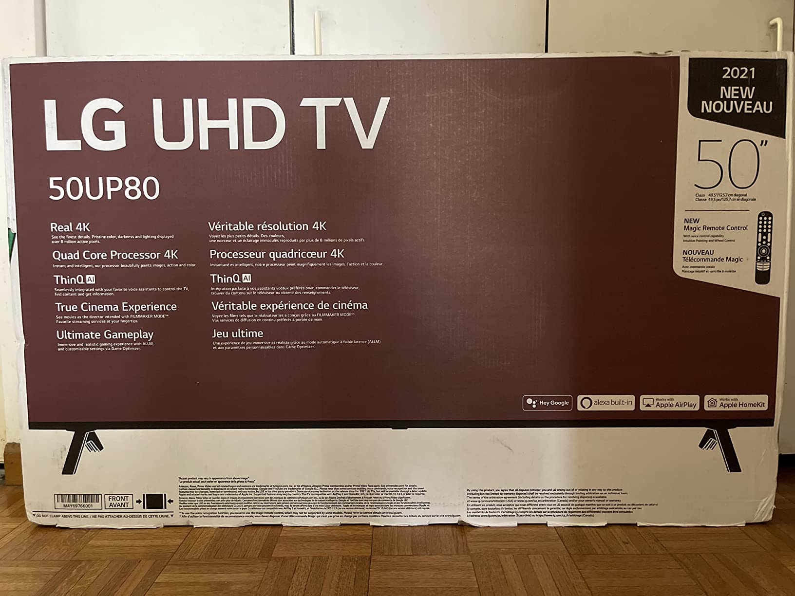 LG 50-in 4K UHD TM120 Smart LED TV W/ Quad Core Intelligent Processor - 50UP8000PUR customer photo 1