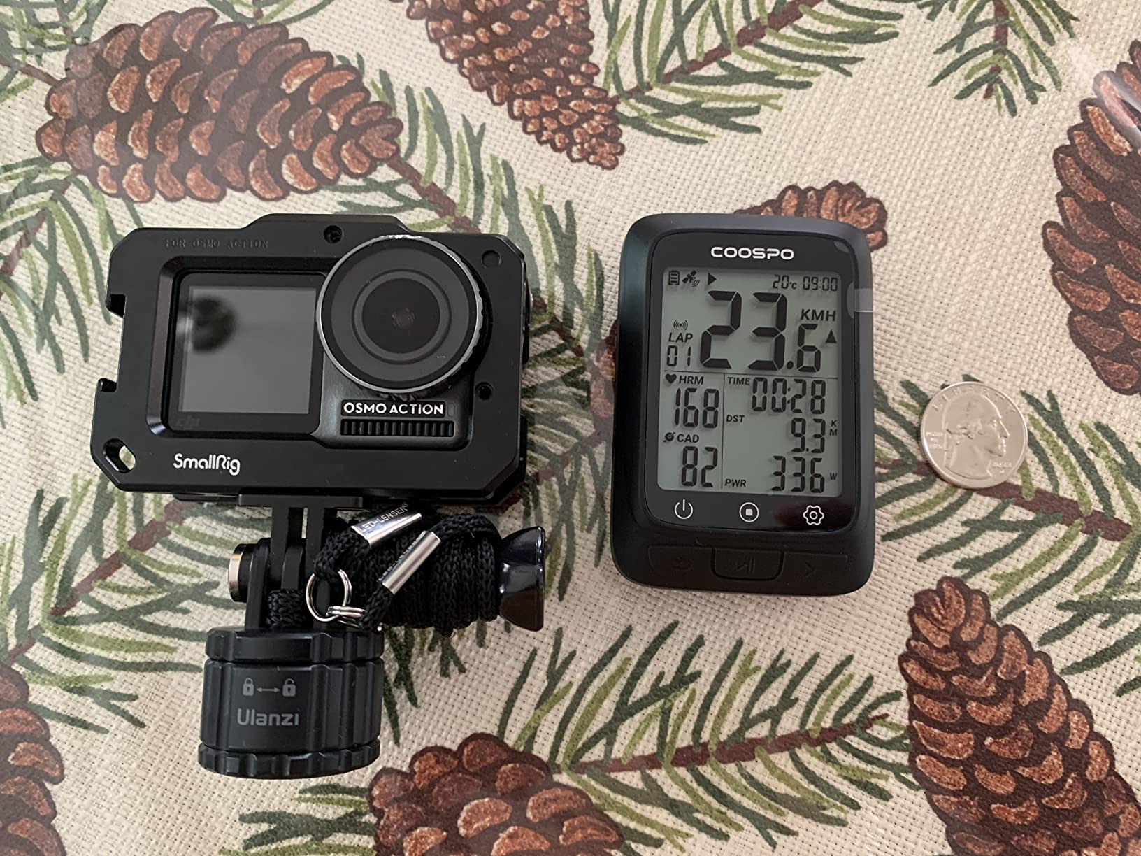 COOSPO Bike Computer GPS Wireless, ANT+ Cycling Computer GPS with Bluetooth, Multifunctional ANT+ Bicycle Computer GPS with 2.4 LCD Screen, Bike Speedometer with Auto Backlight IP67 customer photo 2