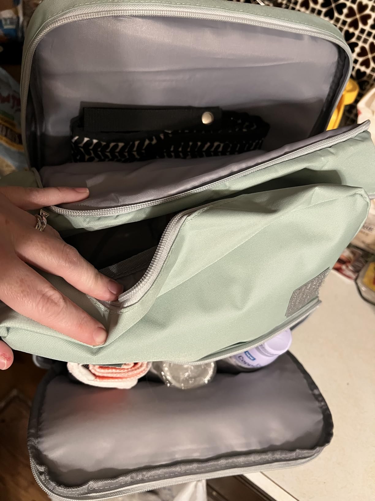 Pillani Baby Diaper Bag Backpack - Baby Bag for Girls & Boys, Large Waterproof Diaper Backpack - Baby Shower Gifts for Boys & Registry Must Haves - Travel Diaper Bags with Changing Pad - Newborn Stuff customer photo 1