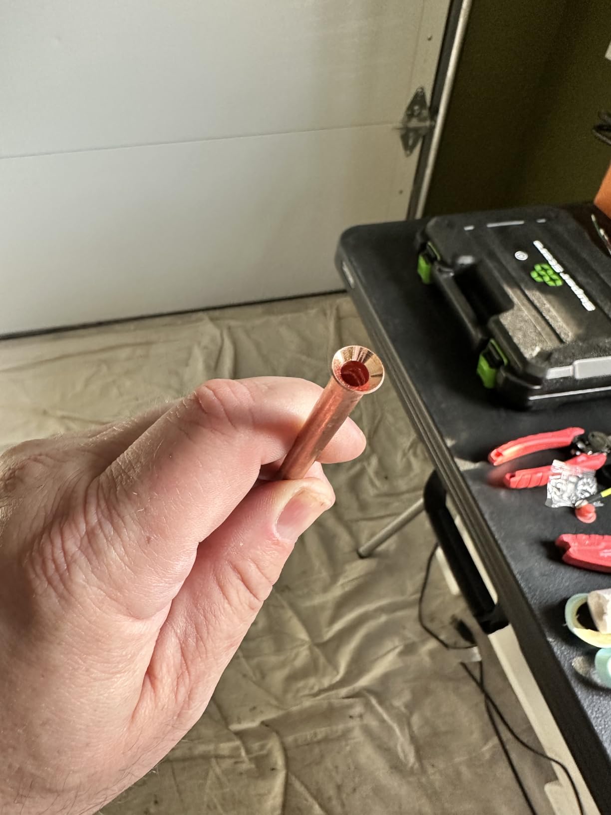 Super Stars Flaring Tool Kit 1/4in - 3/4in Single Flare Tool HVAC 45° Eccentric Type Flare Tool with Pipe Cutter for Copper Tube Pipe (5 in 1 Kit) customer photo 1