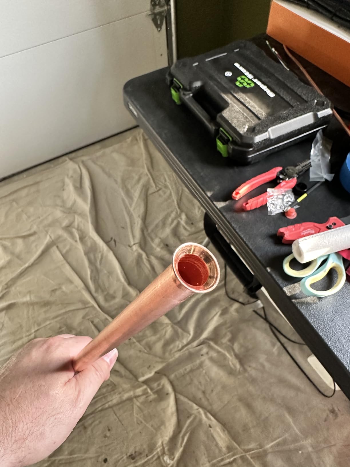 Super Stars Flaring Tool Kit 1/4in - 3/4in Single Flare Tool HVAC 45° Eccentric Type Flare Tool with Pipe Cutter for Copper Tube Pipe (5 in 1 Kit) customer photo 2