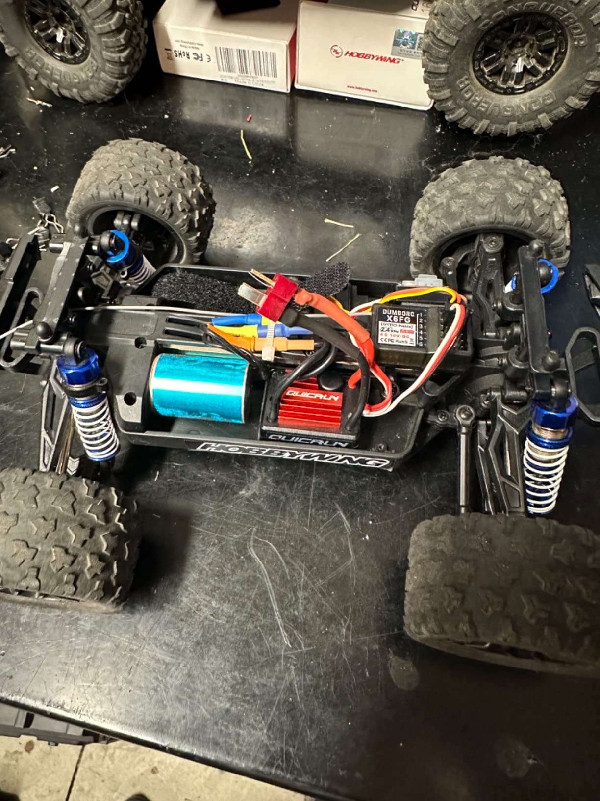 HAIBOXING 18859A 1/18 Brushless Fast RC Cars 4WD Off-Road Truck All Terrain | Fast Remote Control Truck 48 KM/H Speed for Adults and Kids, Boys Truck Toys Gifts, Extra Shell and Batteries Double the Fun customer photo 1