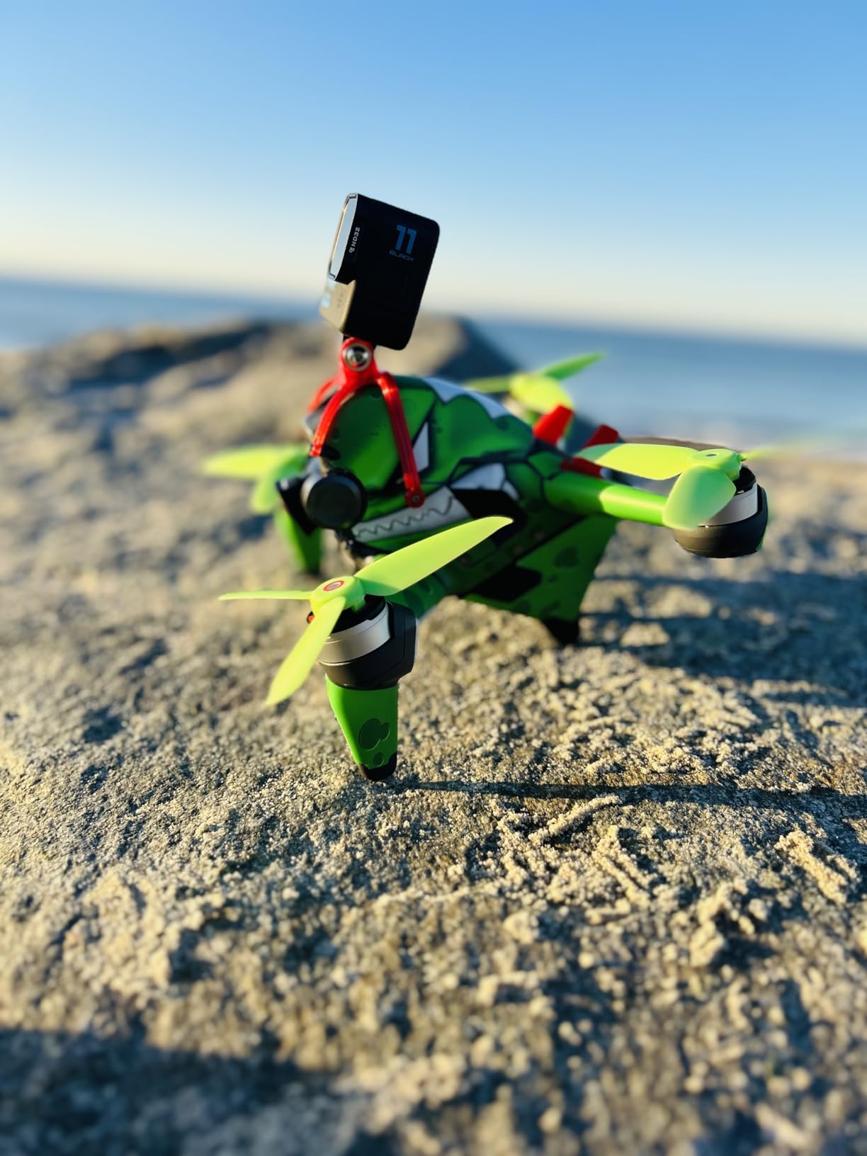 DJI FPV Drone 5328 Propellers 3-Blades Props Low Noise Quick-Release Upgrade Replacement Accessories (8pcs - 4CW 4CCW, Green) customer photo 2