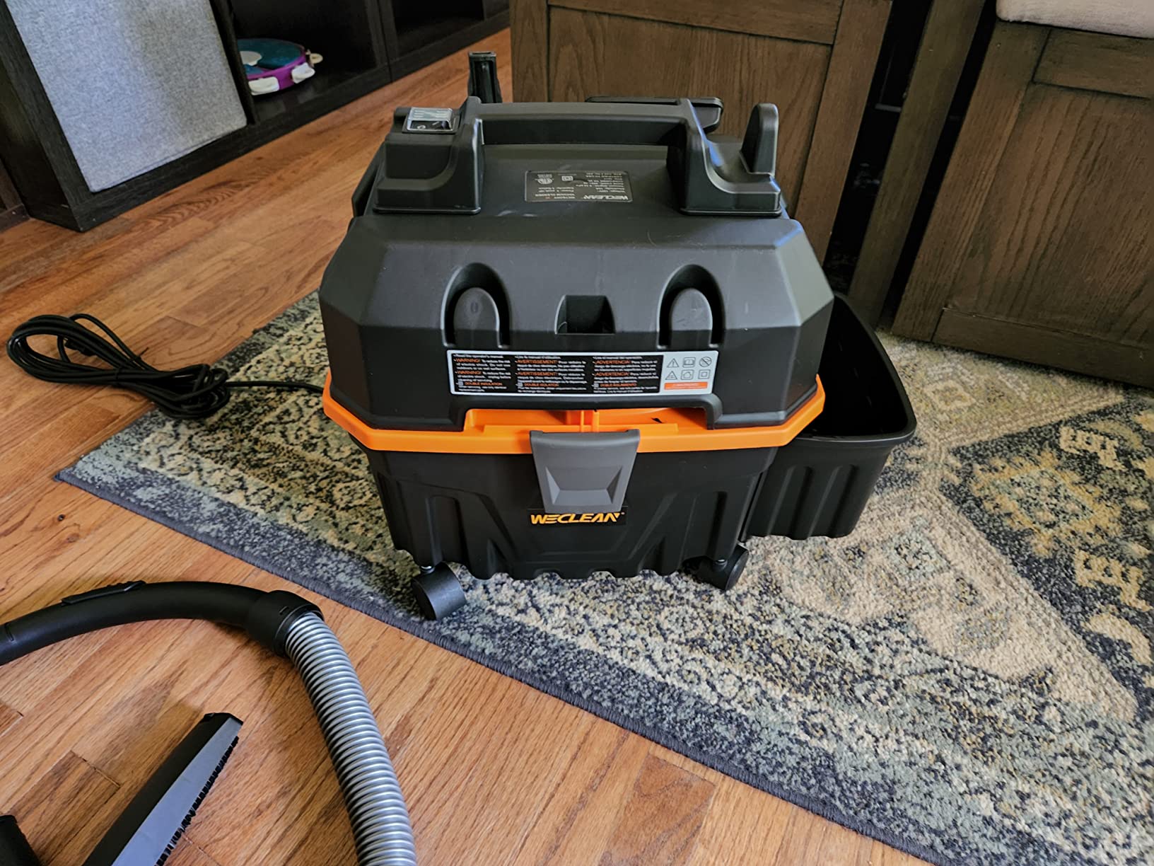 WECLEAN Shop Vac 4 Gallon 5.5 Peak HP Commercial Wet Dry Vacuum Cleaner with HEPA Filter customer photo 1