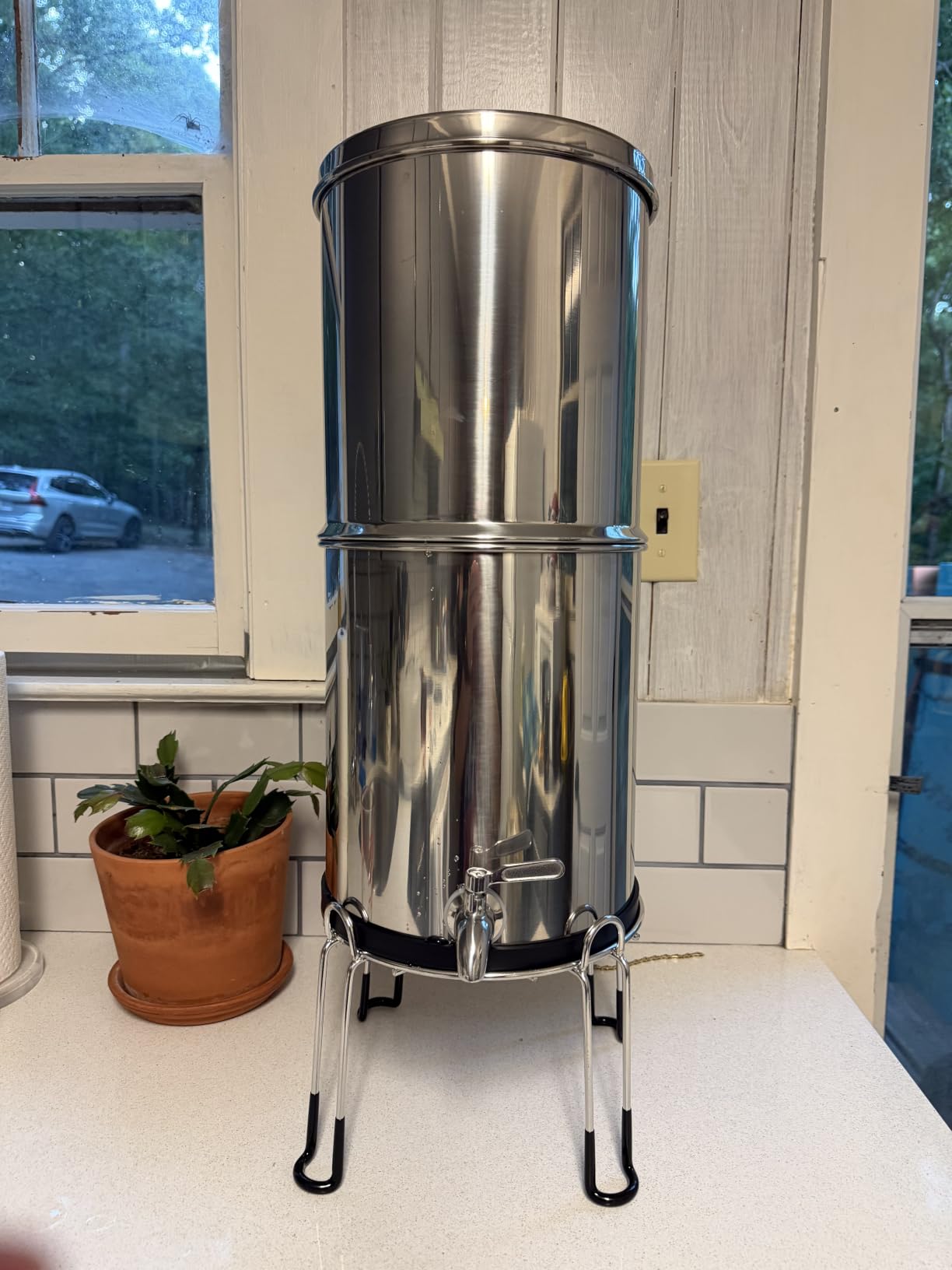 Purewell 3-Stage 0.01μm Ultra-Filtration Gravity Water Filter System, NSF/ANSI 42&372 customer photo 1