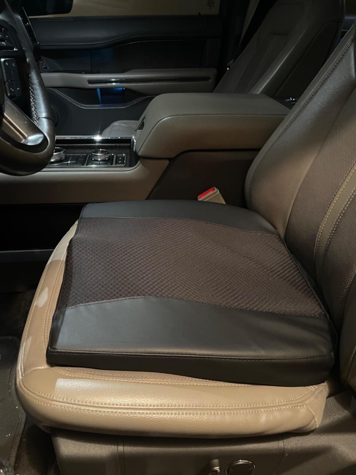 Lofty Aim Car Seat Cushion, Memory Foam Car Seat Cushions for Long Driving | Comfy Car Seat Pillow for Pain Relief, Driver Seat Cushion Adds Height, Butt Cushion for Car, Truck, Office Chair, Black customer photo 1