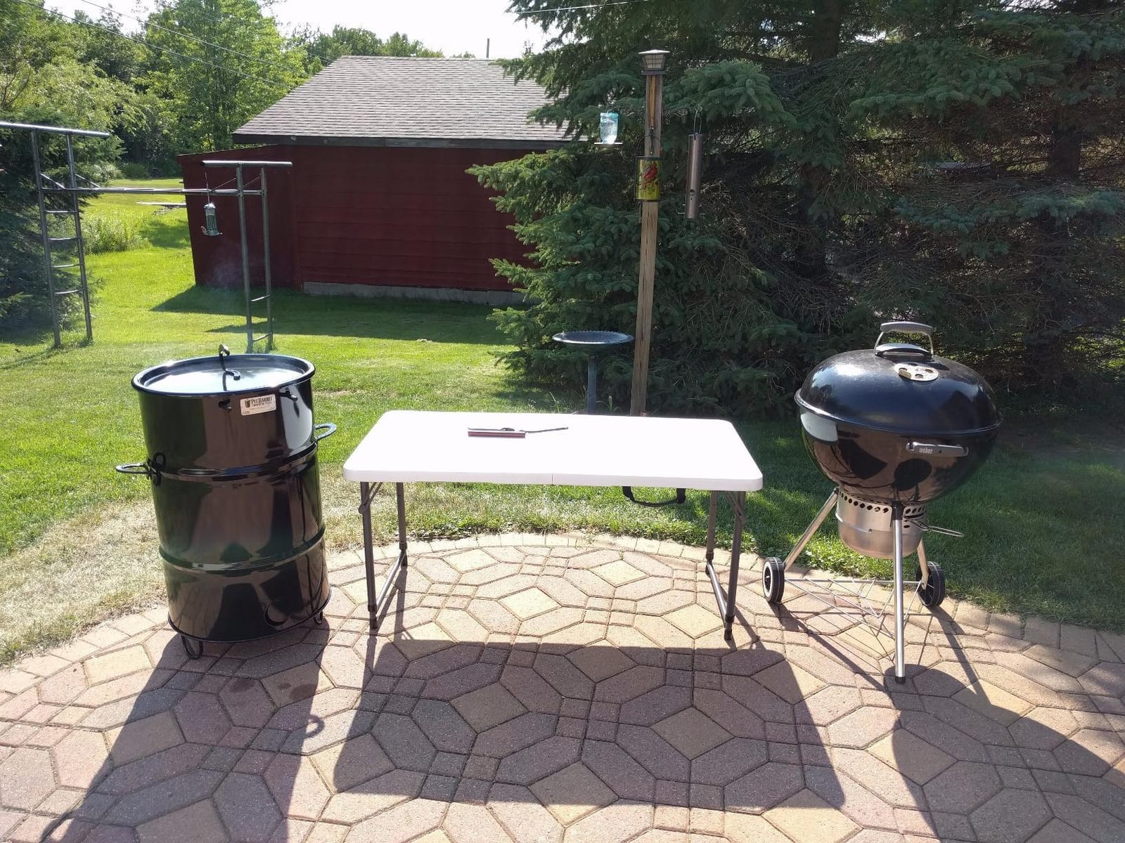 Pit Barrel Cooker XL Package 22.5 Inch Drum Smoker | Porcelain Coated Steel Drum BBQ Grill, 16 Stainless Steel Hooks, 3 Hanging Rods customer photo 1
