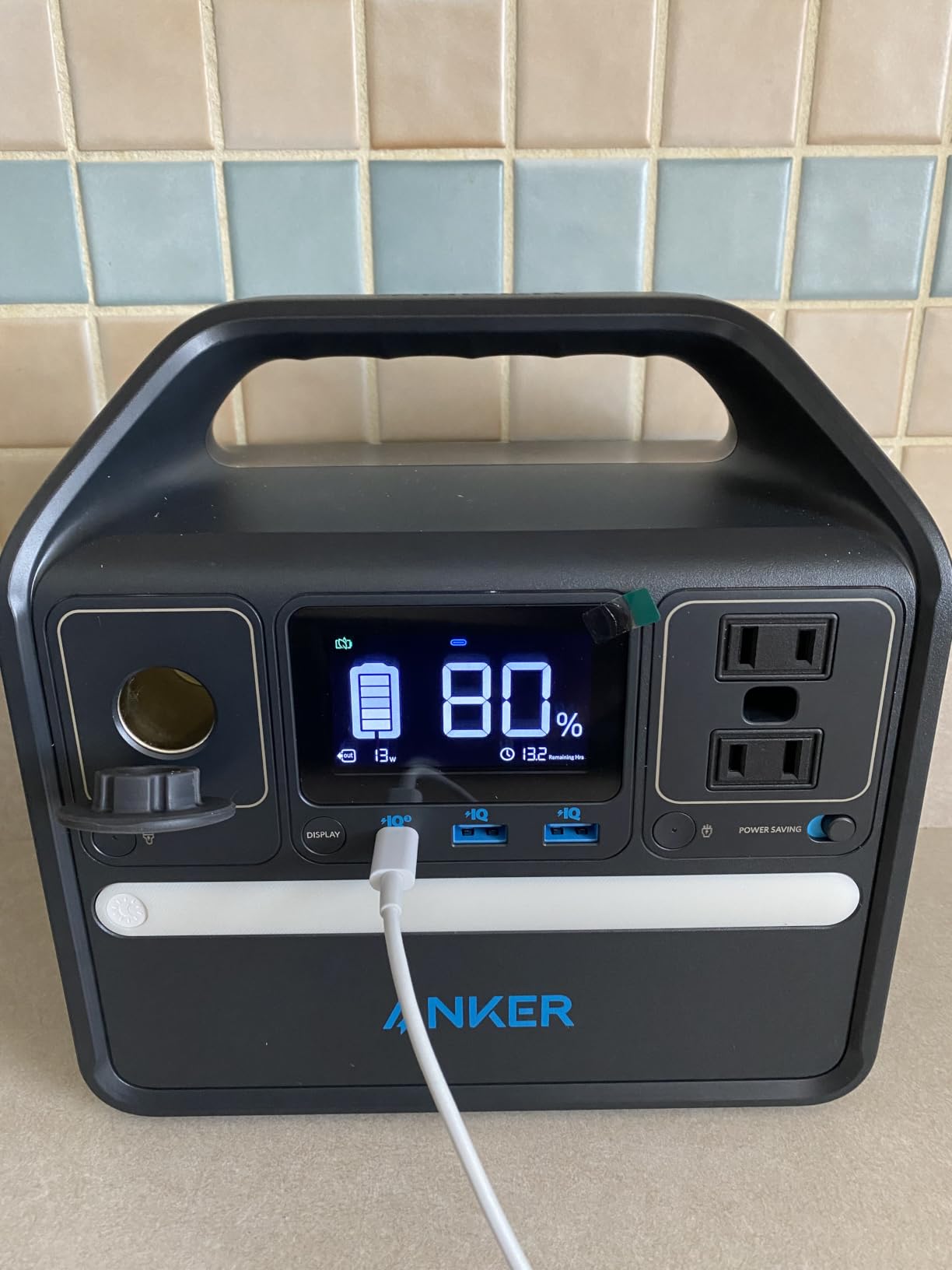 Anker 521 Portable Power Station Upgraded with LiFePO4 Battery, 256Wh 6-Port PowerHouse, 300W (Peak 600W) Solar Generator customer photo 1