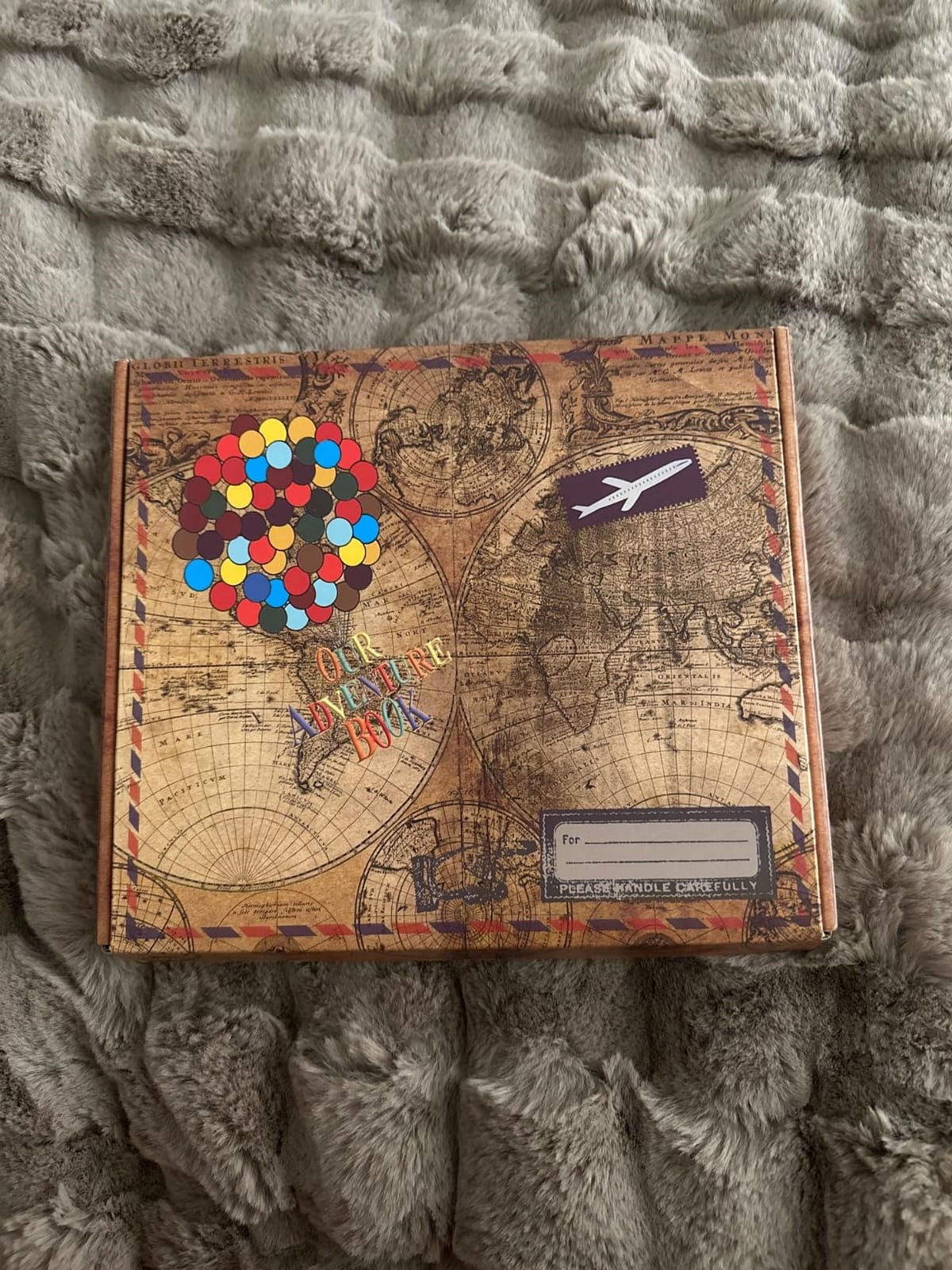Our Adventure Book Vintage Scrapbook Journal | Travel memory album for couples, wedding gifts, photos, tickets, notes and DIY keepsakes customer photo 1
