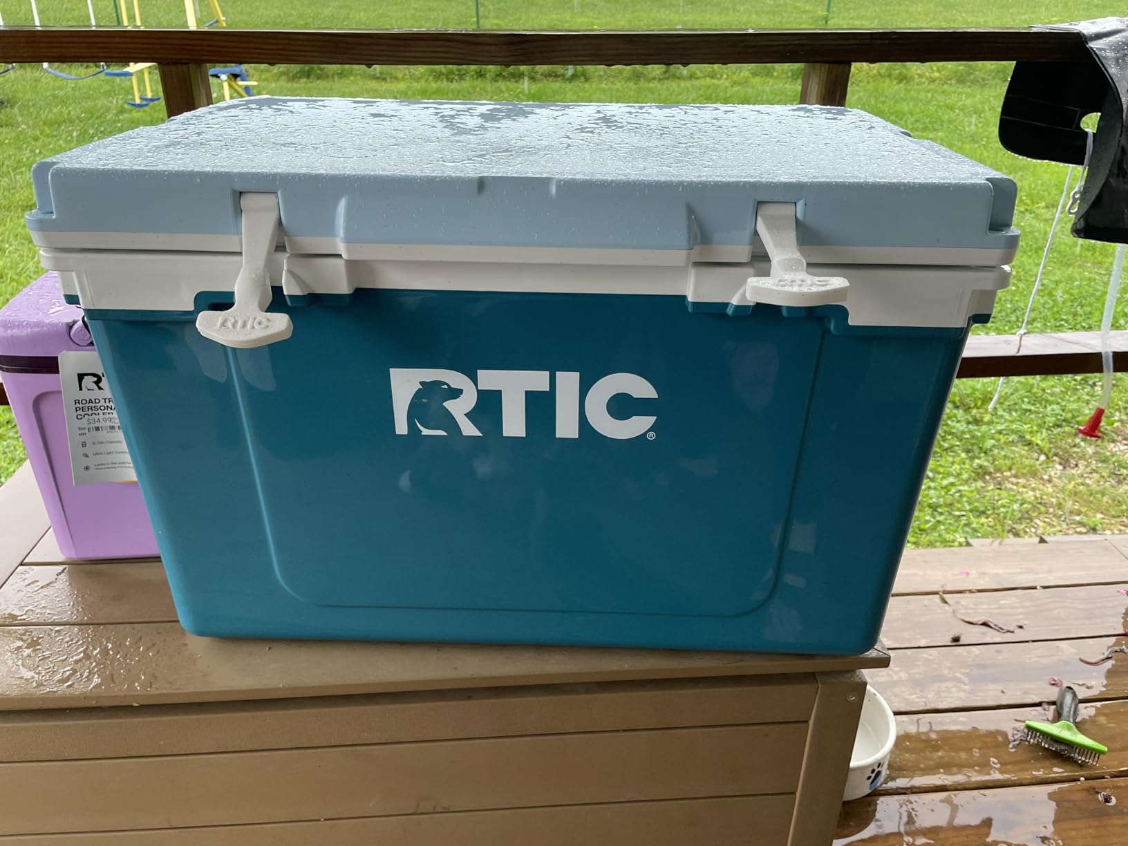 RTIC 52 QT Ultra-Light Hard Cooler | Portable Ice Chest Box for Beach, Drink, Beverage, Camping, Picnic, Fishing, Boat, Barbecue, 30% Lighter Than Rotomolded customer photo 1