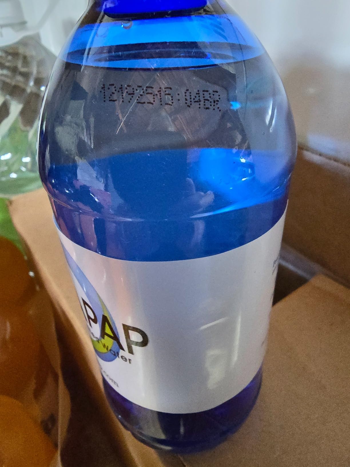 AQUAPAP Distilled Water for CPAP Machines | 12 Oz Travel Water Bottles for CPAP Humidifier | Vapor Distilled CPAP Water Compatible with ResMed & Respironics | TSA Approved | 8 Pack customer photo 1