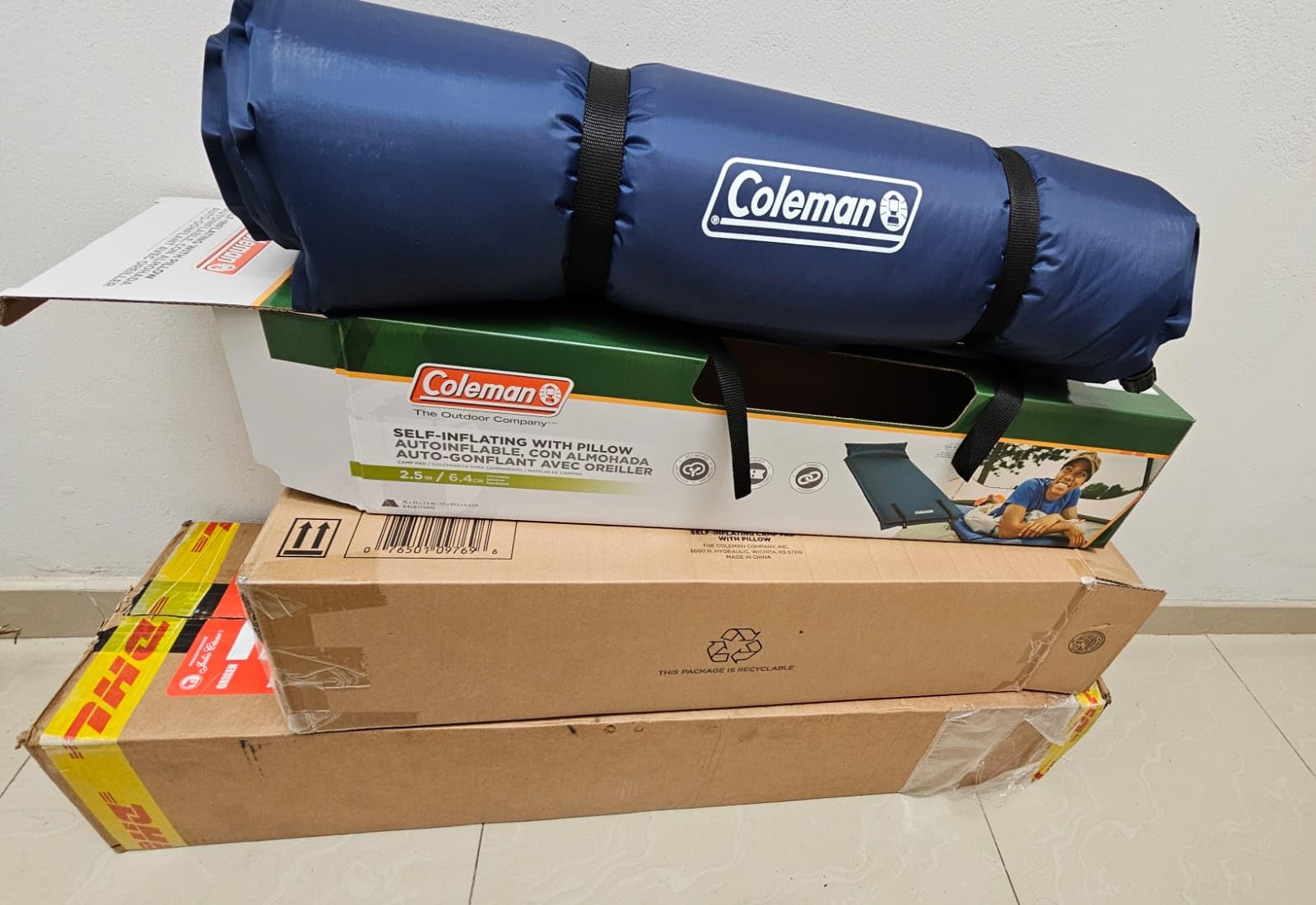 Coleman Silver Springs Self-Inflating Sleeping Pad, Comfortable Camp Pad with Insulating Foam & Durable PVC Coating, Lightweight Sleeping Mat Inflates in Minutes customer photo 1